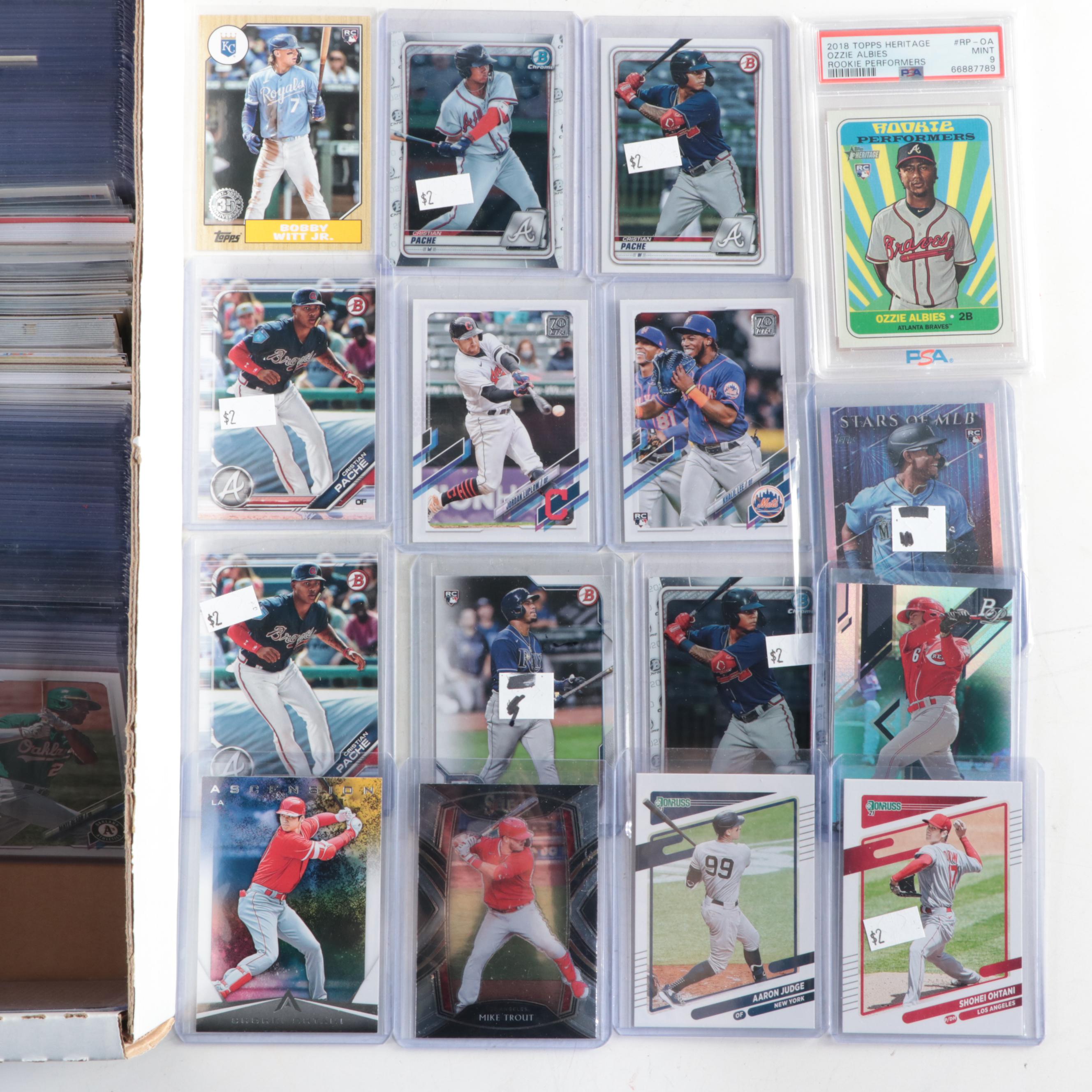 Topps, More Baseball Cards with Ohtani, Judge, Graded Trout, More, 1980s–2020s