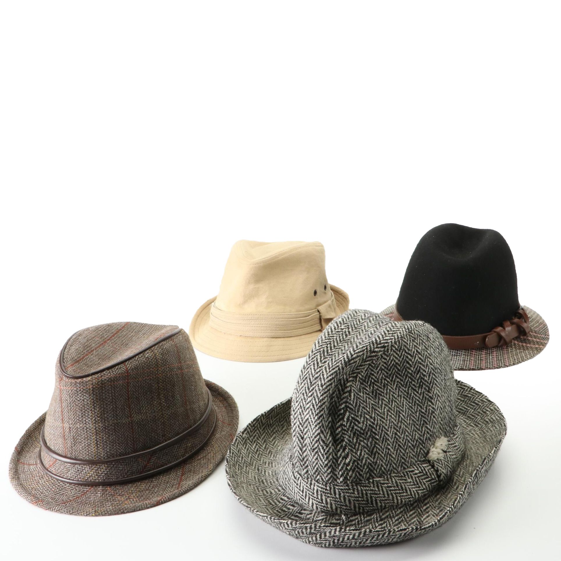 David Hanna & Sons Ltd. Eske Tweed Bucket Hat and Other Trilby/Fedora Hats