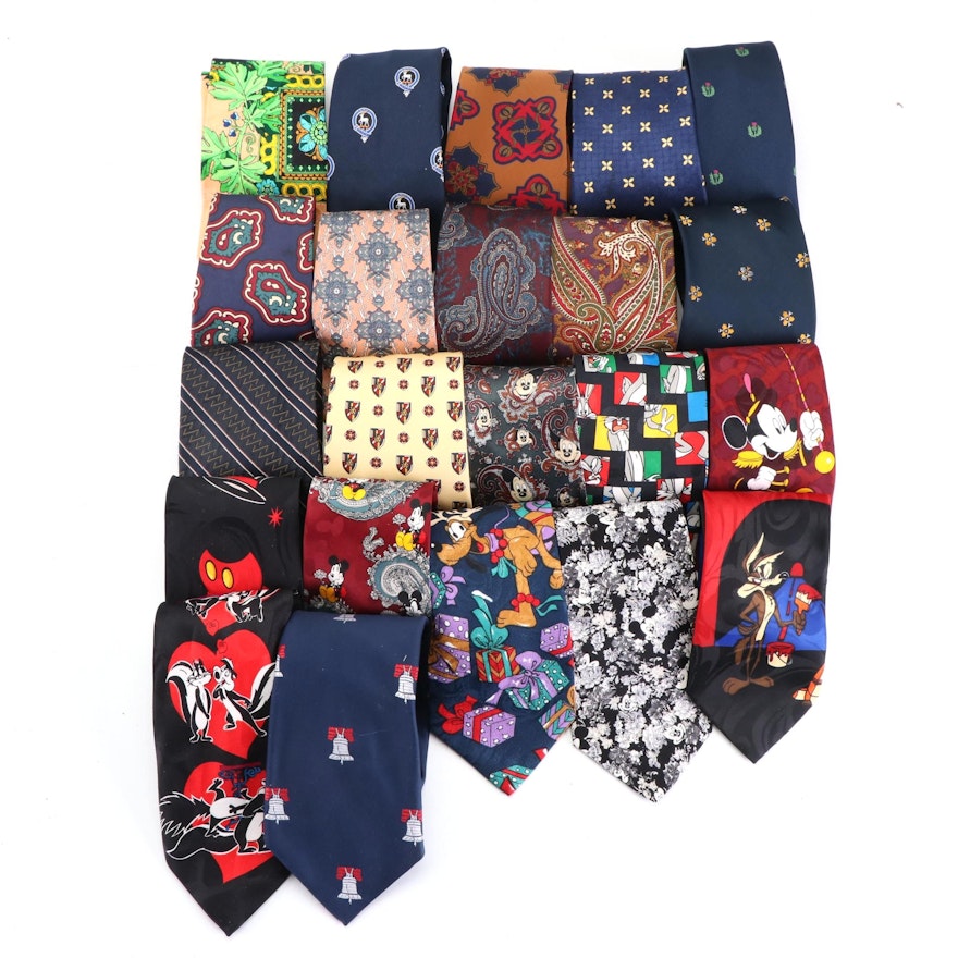 Disney, Looney Tunes, Donna Karan, and More Neckties