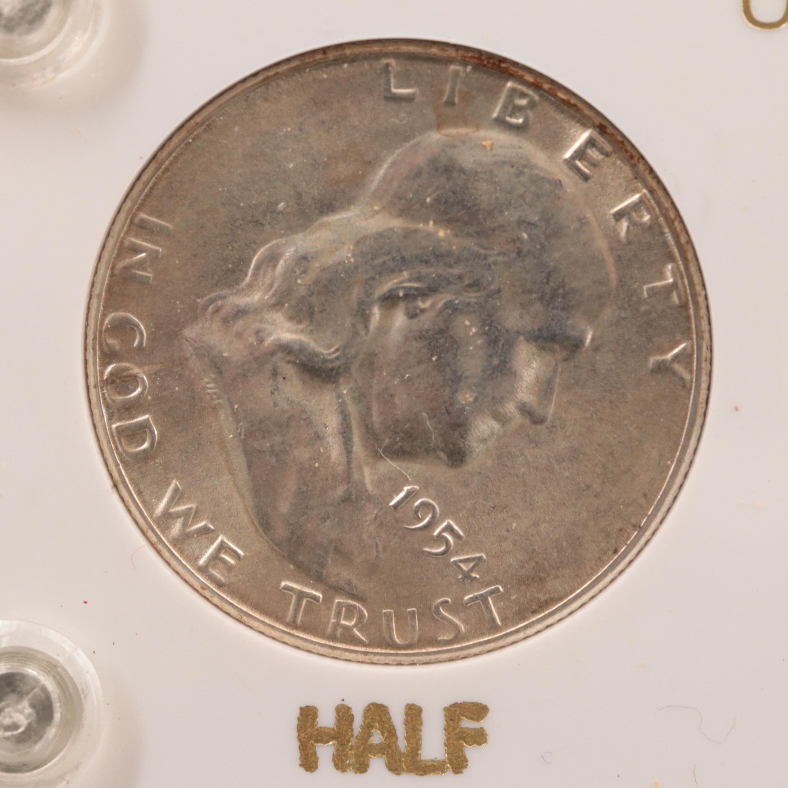 Uncirculated 1954-S Year Set of United States Coins