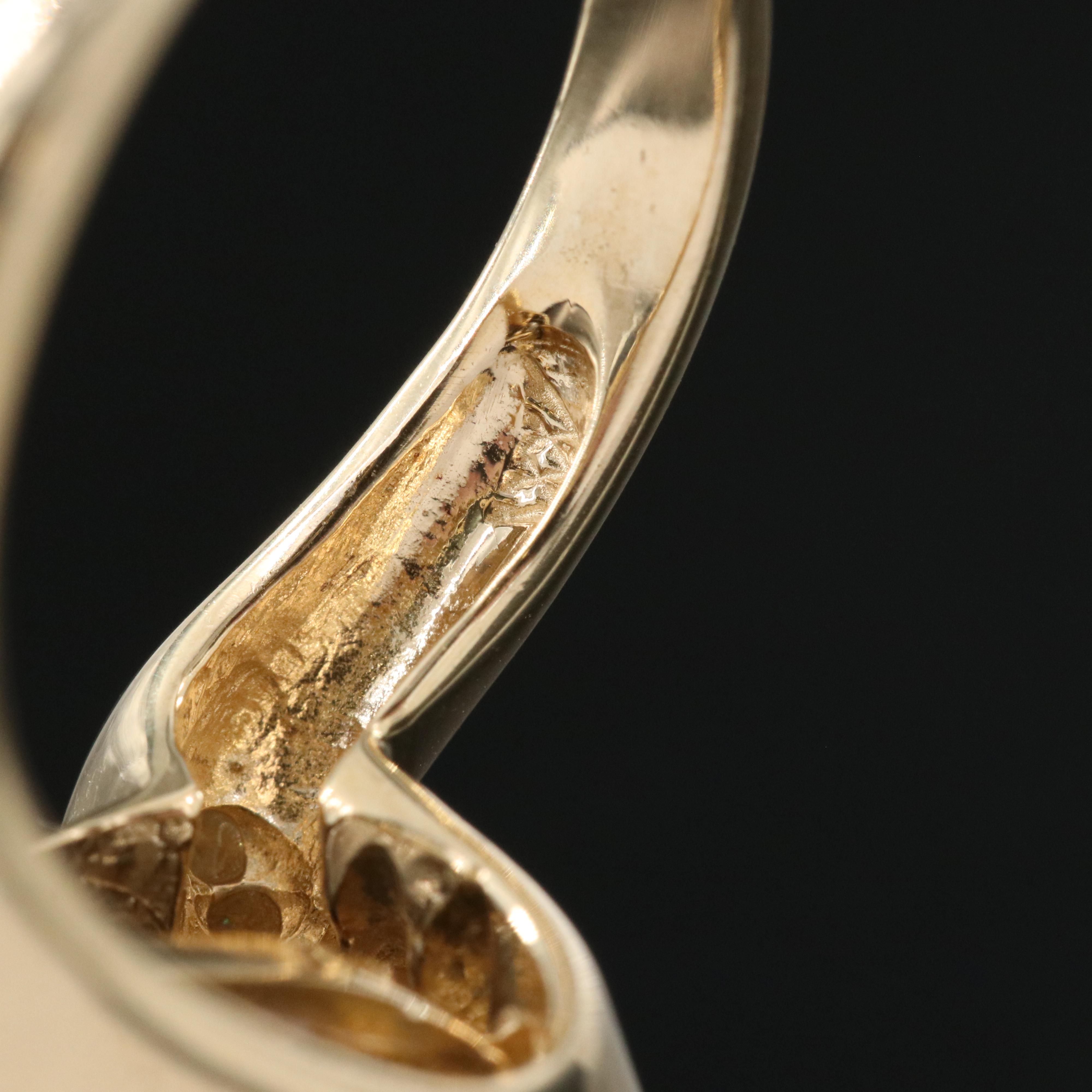 14K 10.00 mm Pearl and Diamond Ring