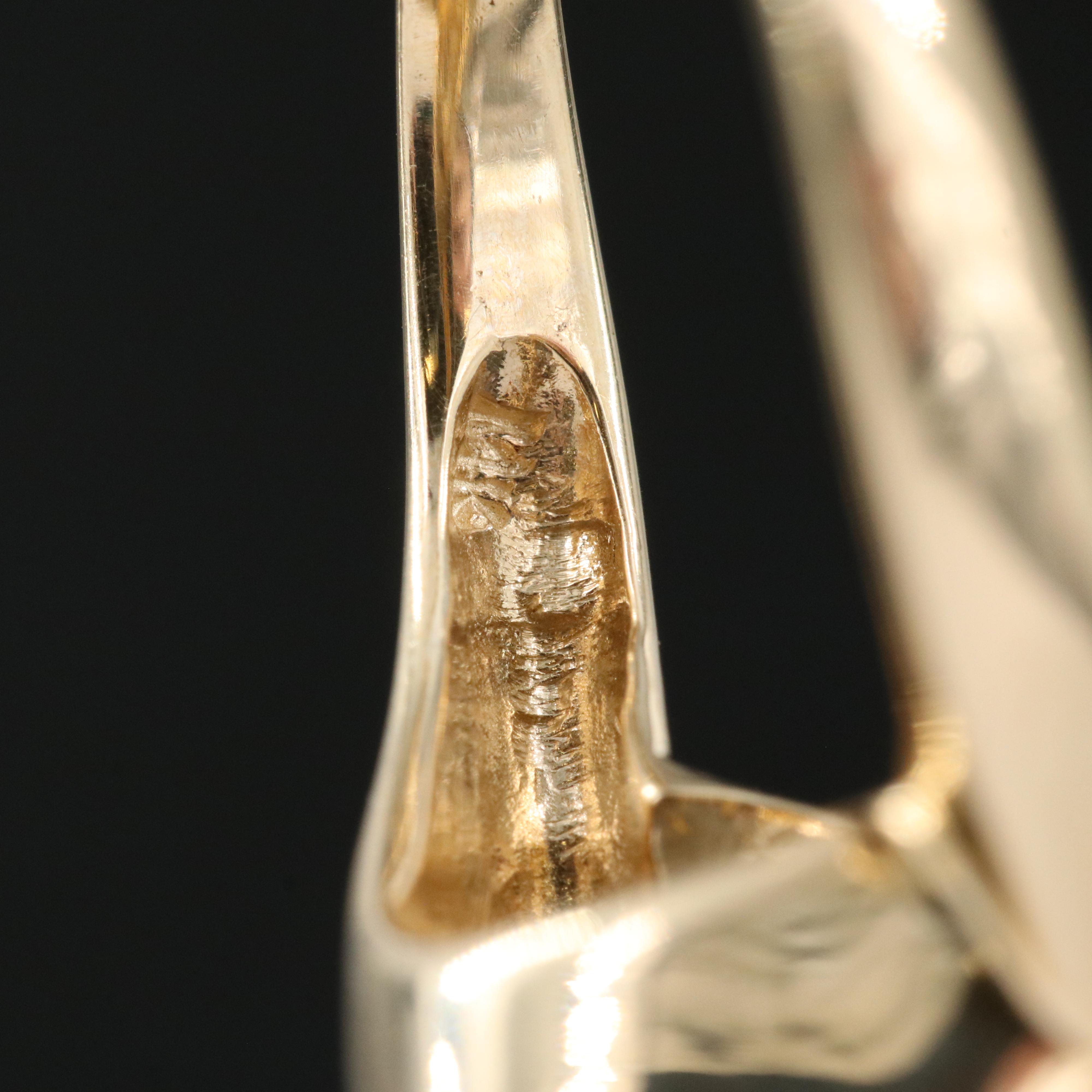 14K 10.00 mm Pearl and Diamond Ring