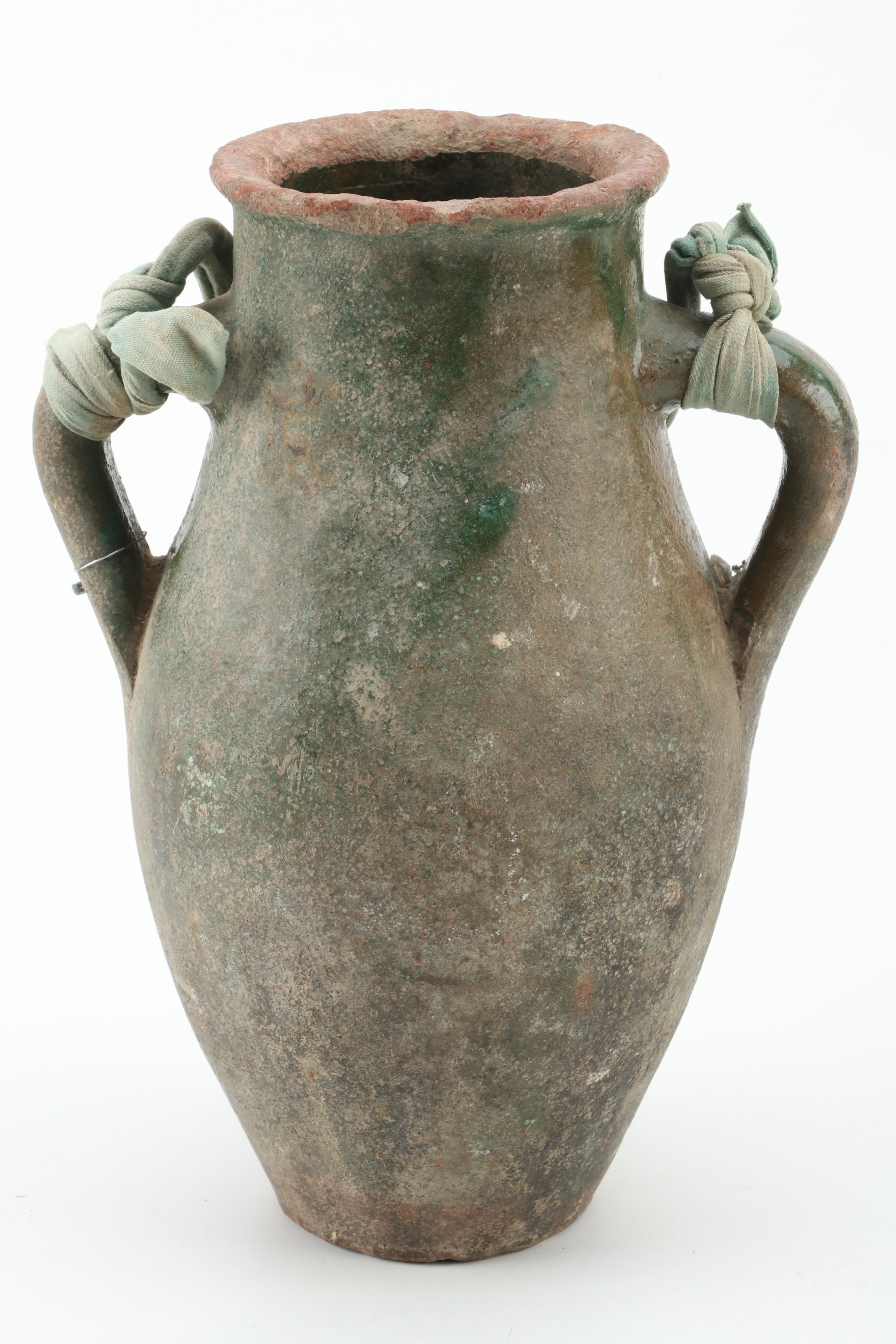 Earthenware Amphora Jug and Vase
