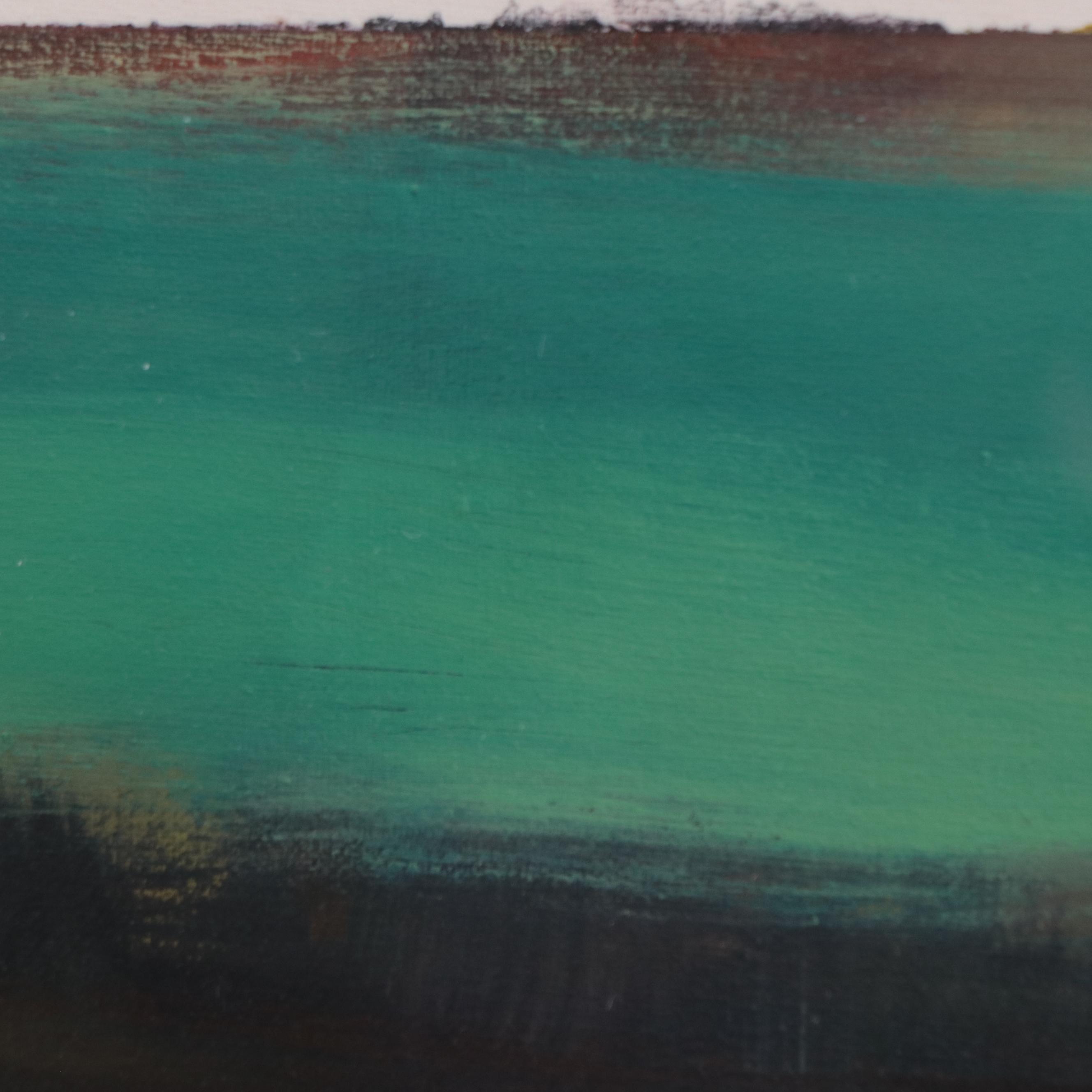 Sharon Sellet Non-objective Oil Painting "Vine Street Alley 5:45"