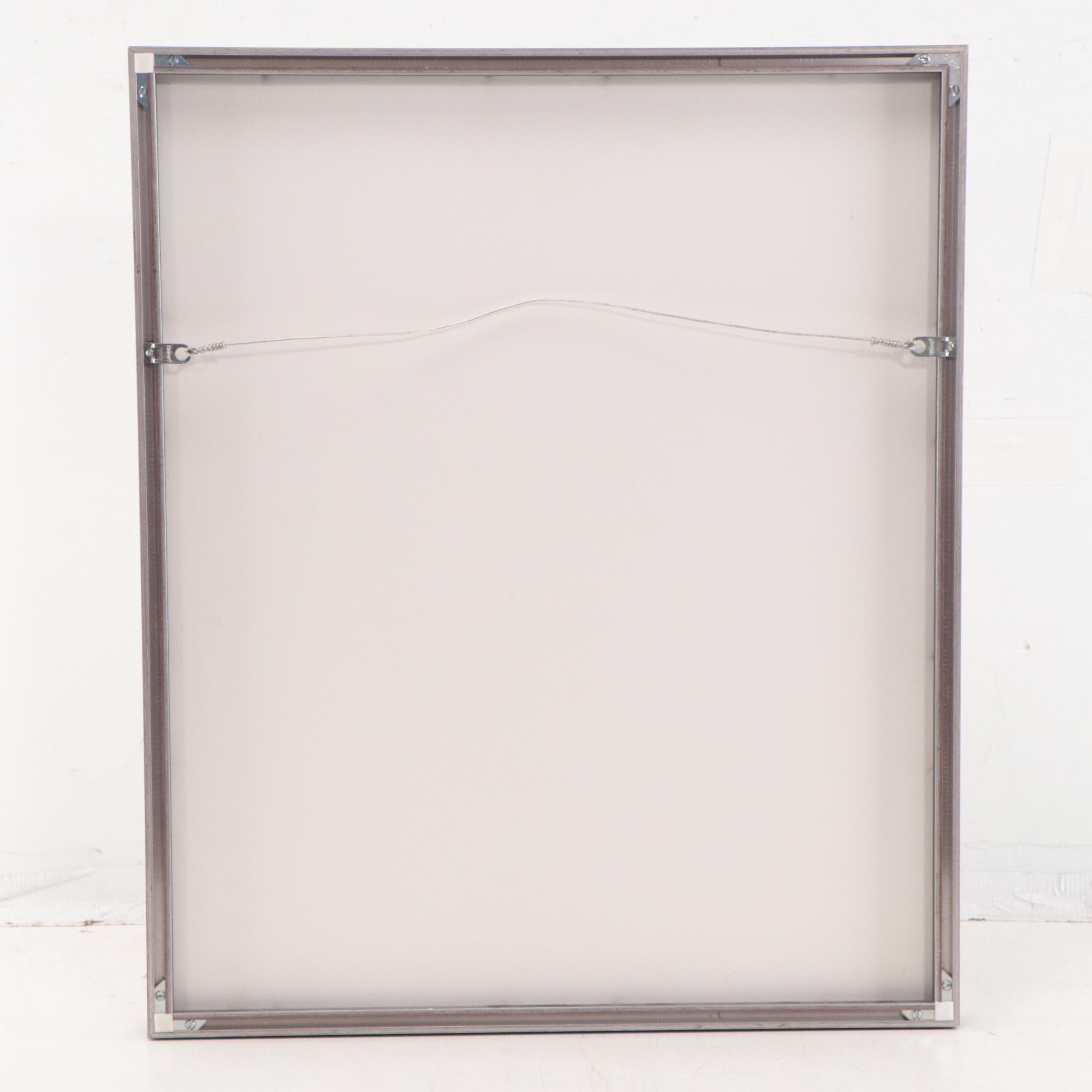 Sharon Sellet Non-objective Oil Painting "Vine Street Alley 5:45"