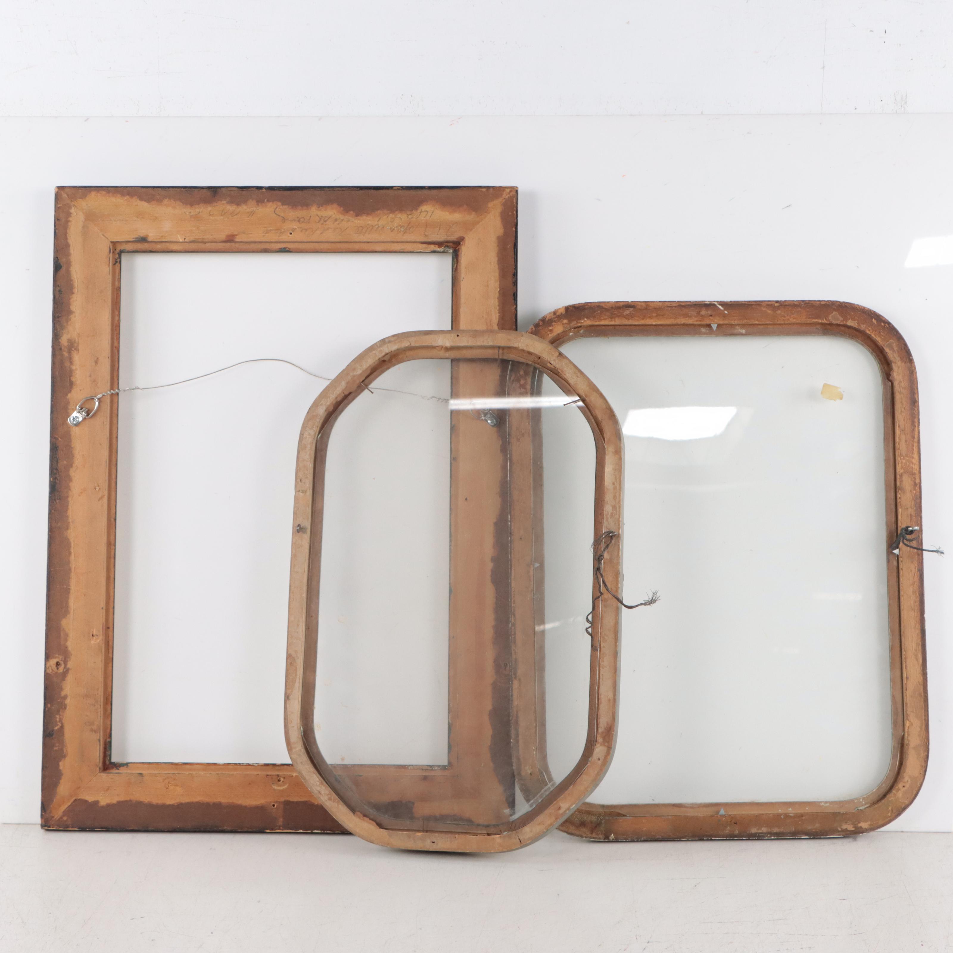 Geometric Painted Wood Frames