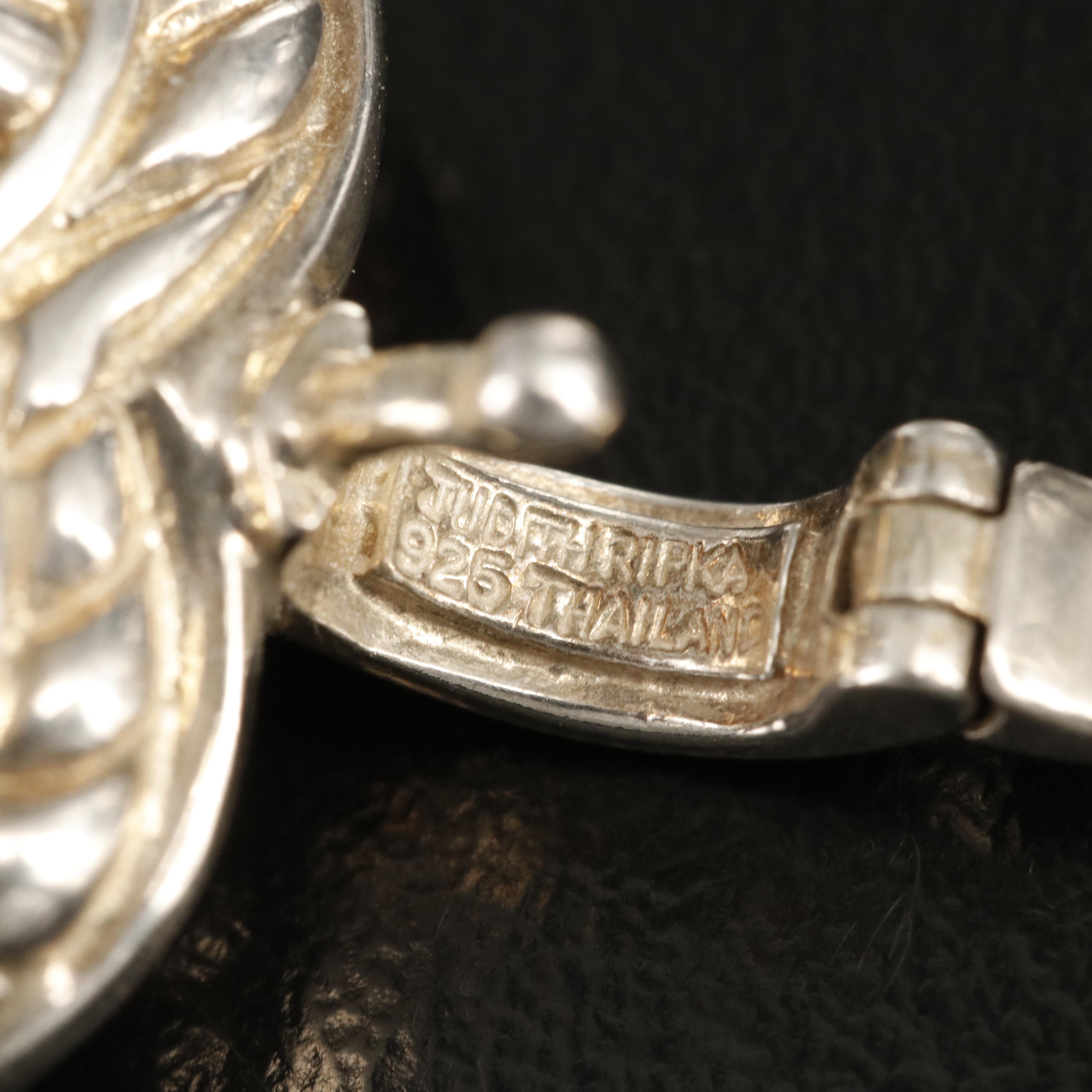 Judith Ripka Sterling Cubic Zirconia Heart Enhancer Pendant