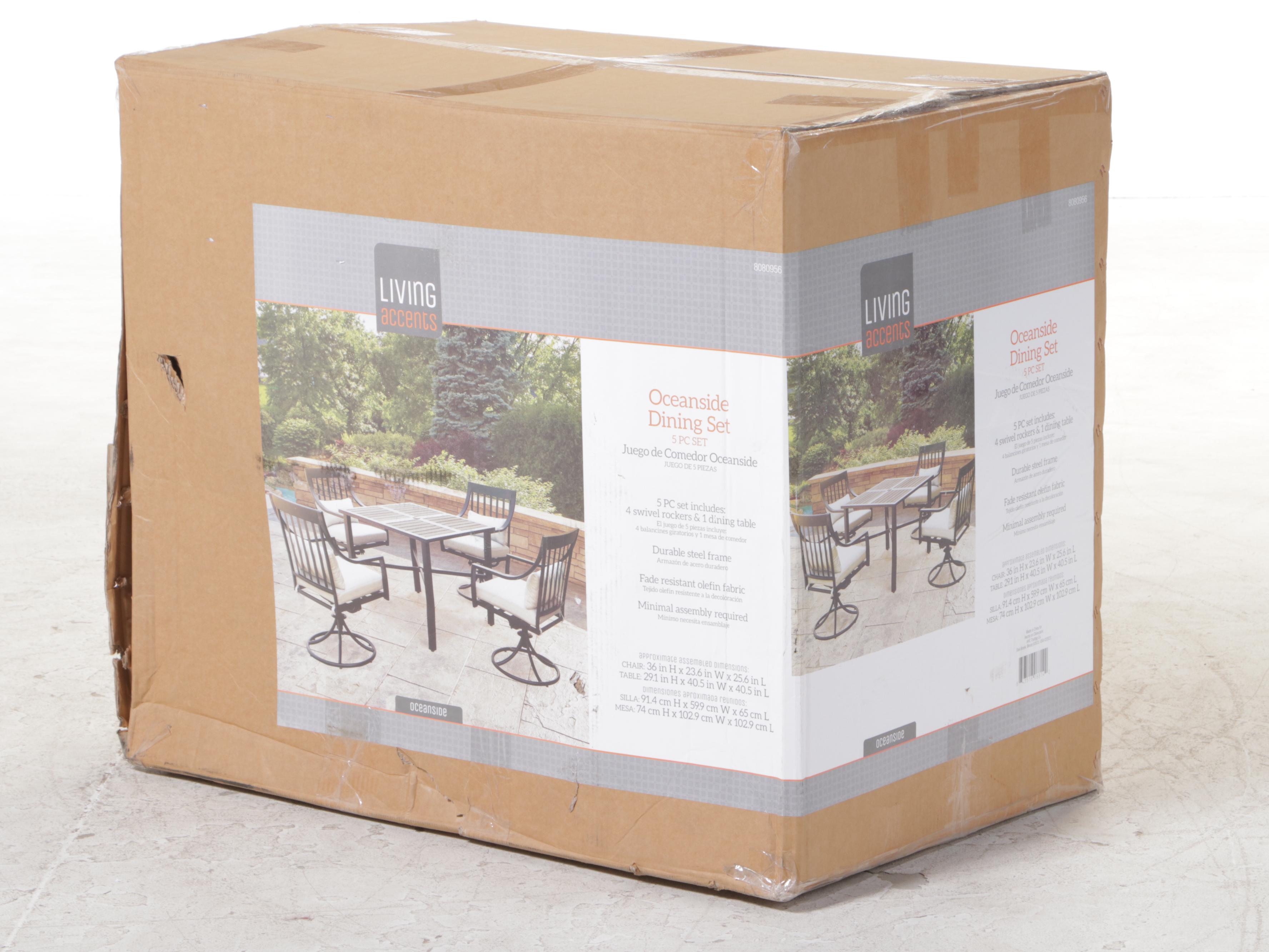 Living Accents Oceanside Five-Piece Patio Dining Set