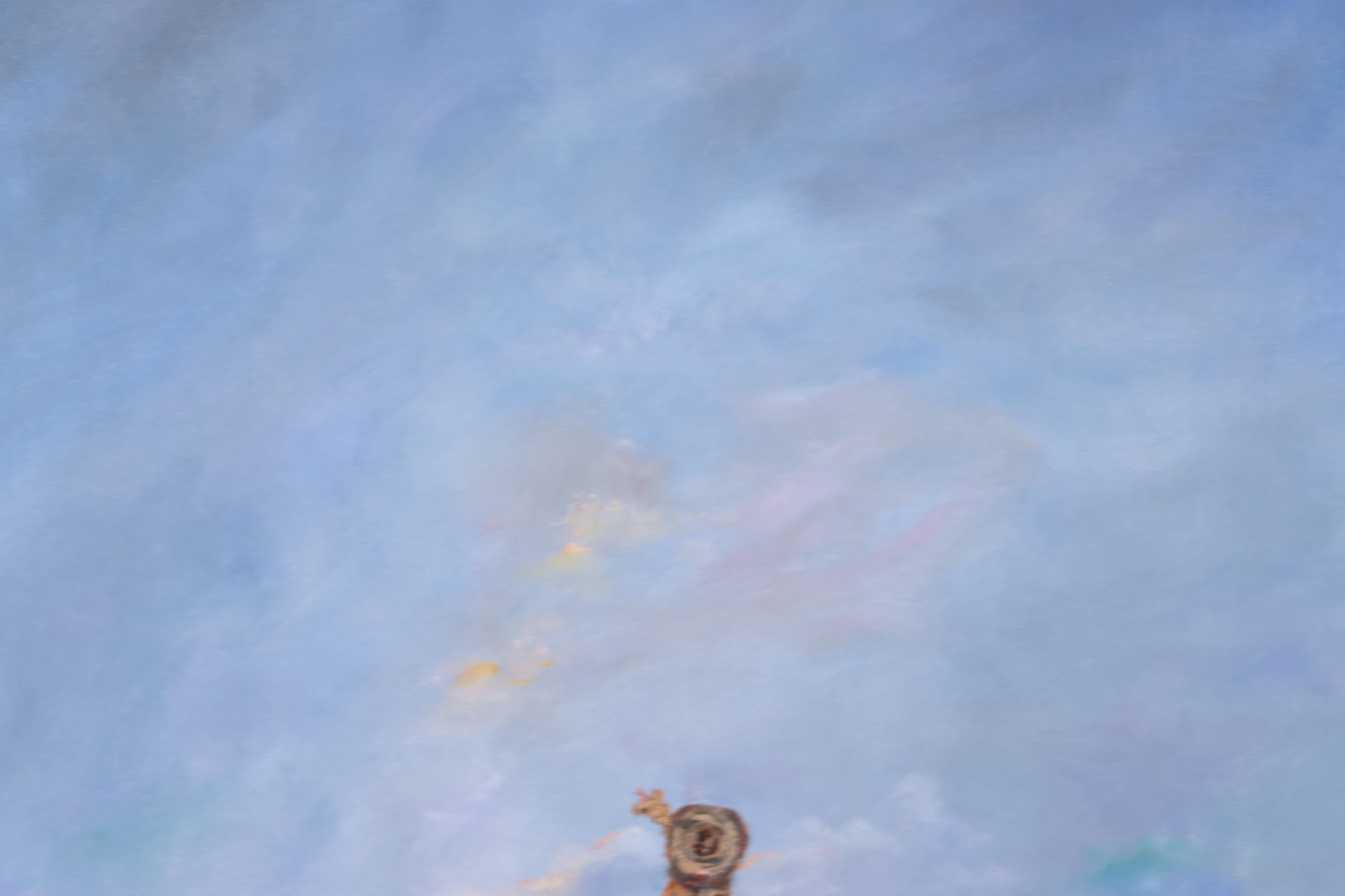 C. Gilpin Oil Painting "Keeping Vigil," 2021