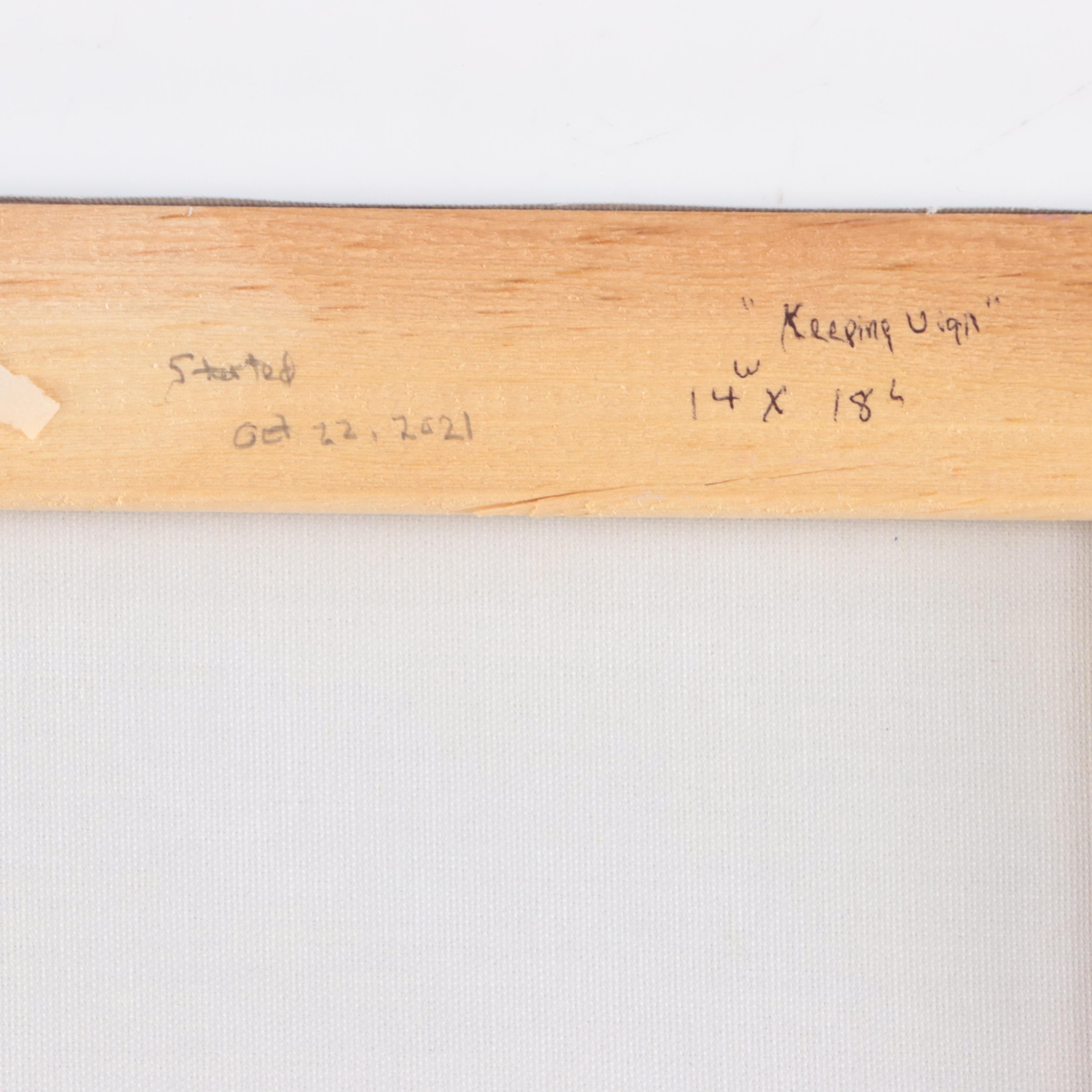 C. Gilpin Oil Painting "Keeping Vigil," 2021