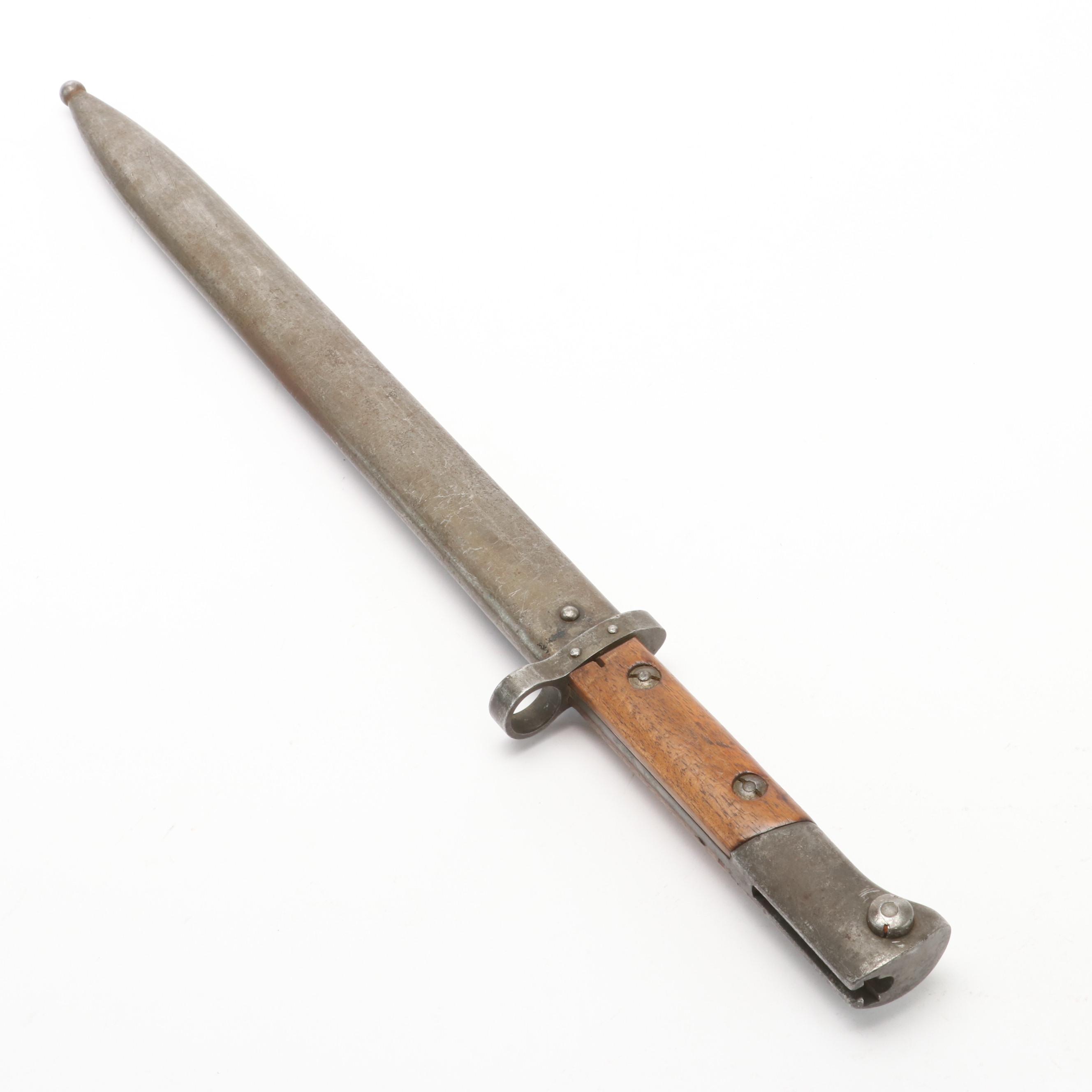 Czech Mauser Bayonet with Metal Scabbard