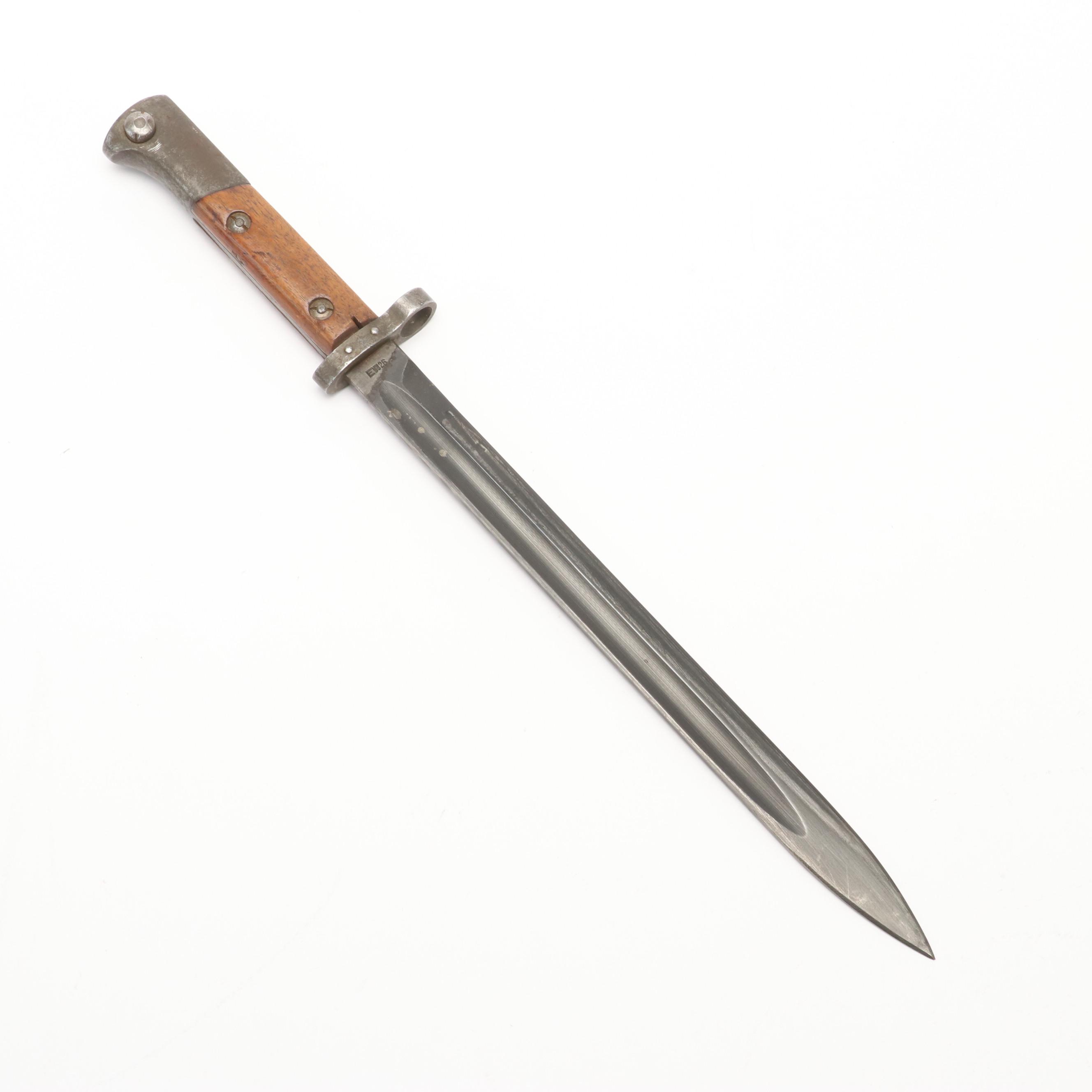 Czech Mauser Bayonet with Metal Scabbard