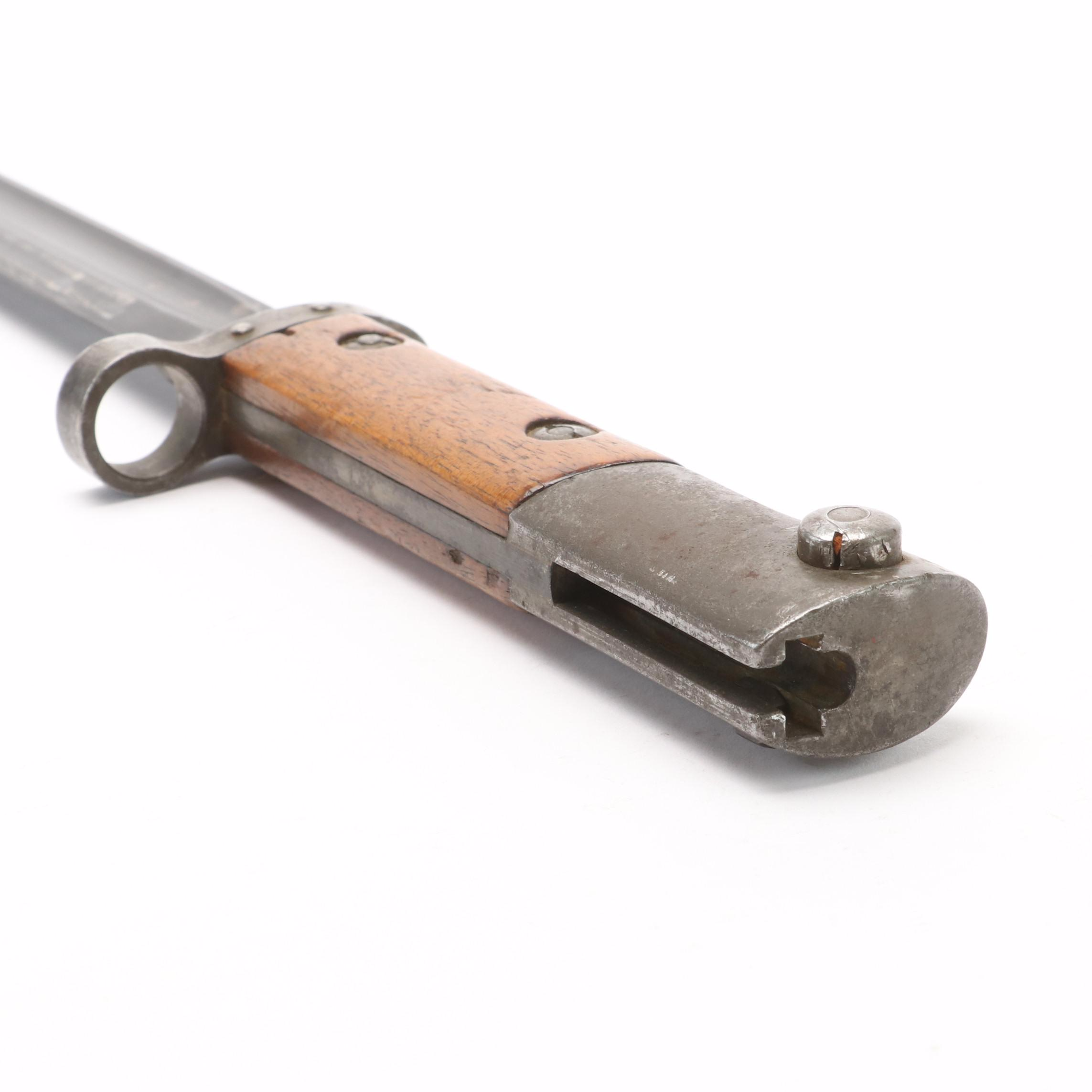 Czech Mauser Bayonet with Metal Scabbard