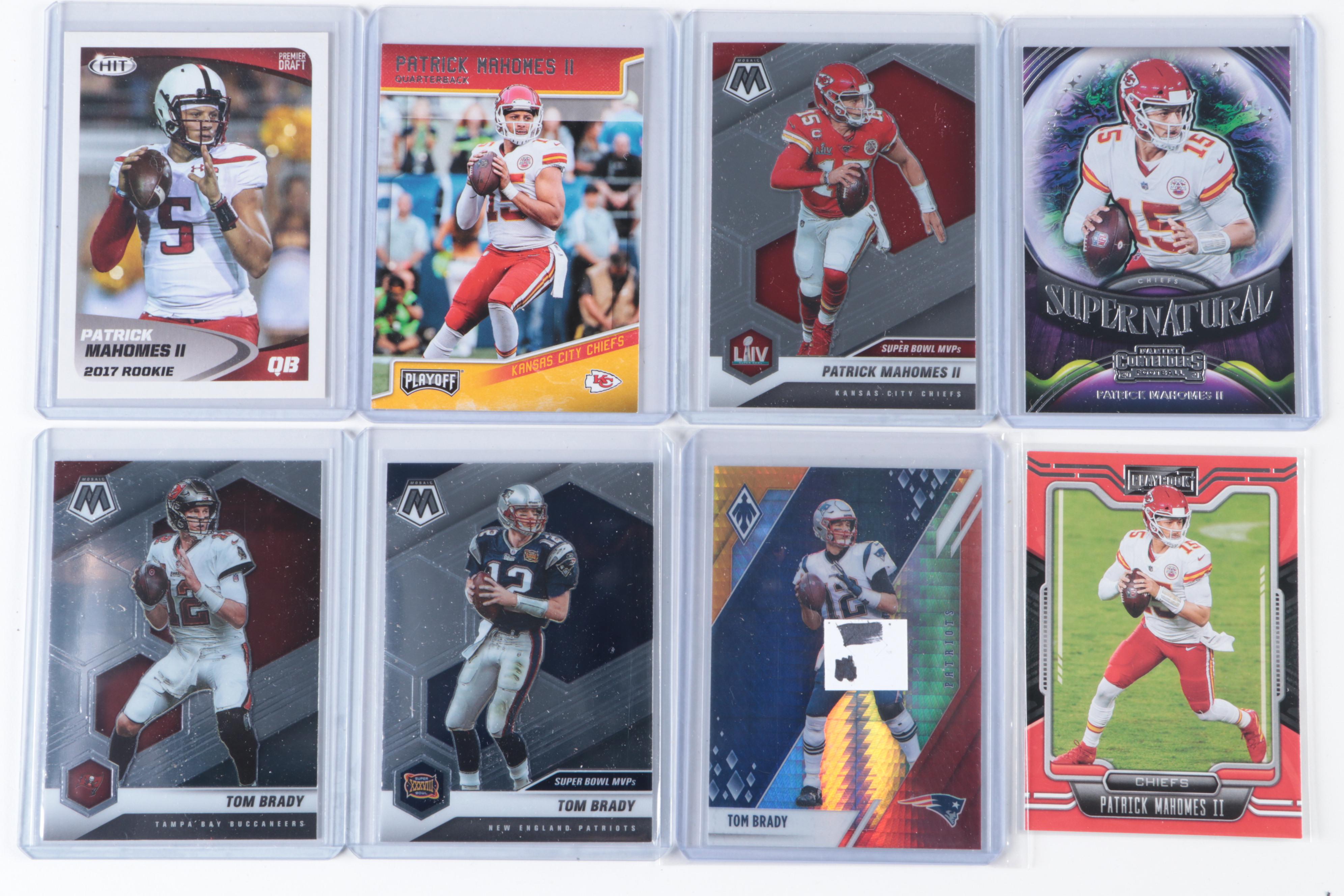 Topps, More Football Cards with Graded, Signed, Brady and More, 1990s–2020s