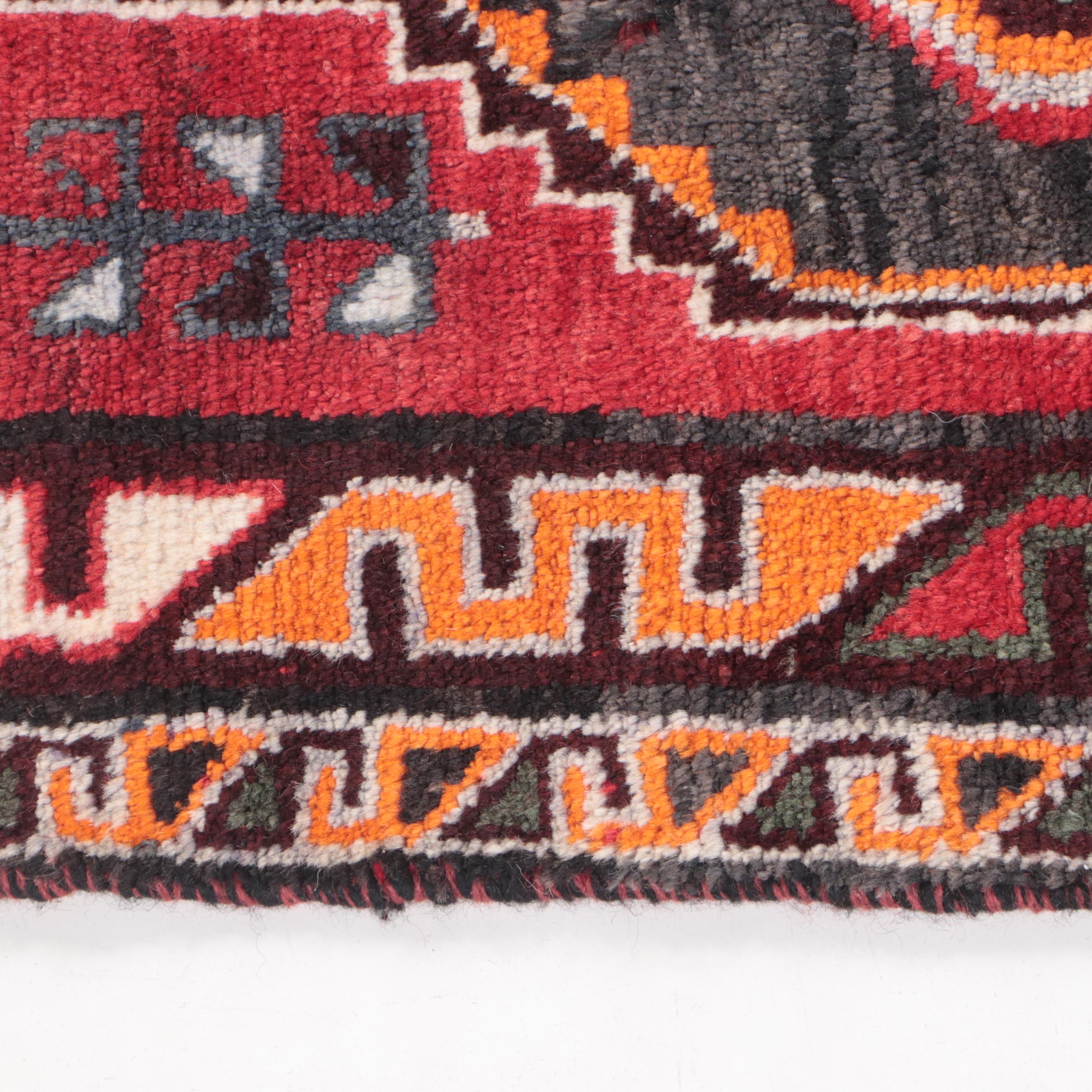 3'11 x 9' Hand-Knotted Persian Yalameh Long Rug