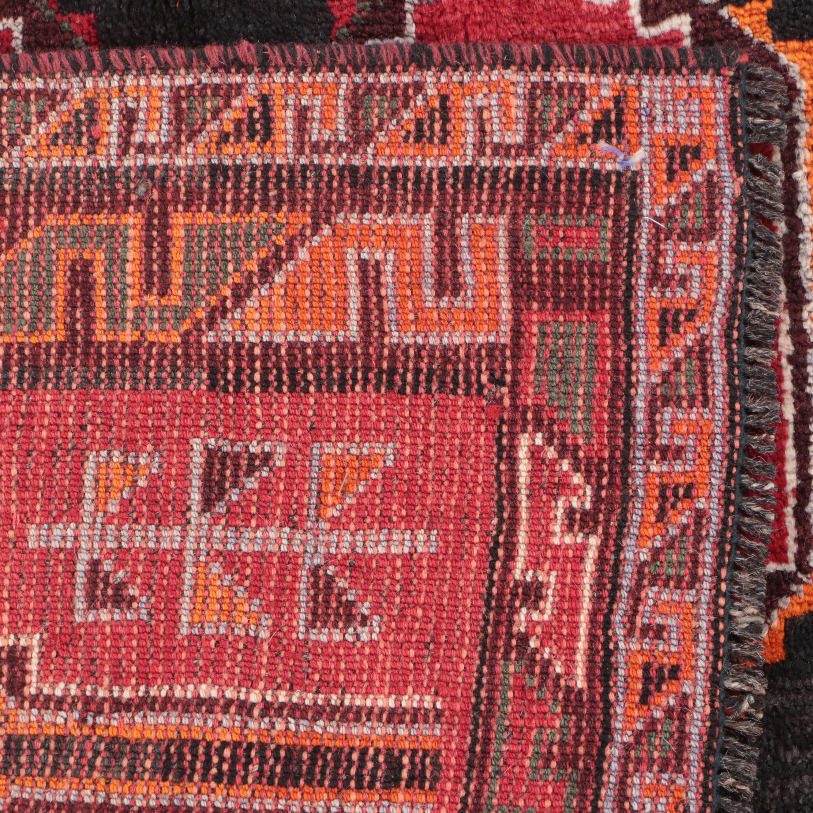 3'11 x 9' Hand-Knotted Persian Yalameh Long Rug