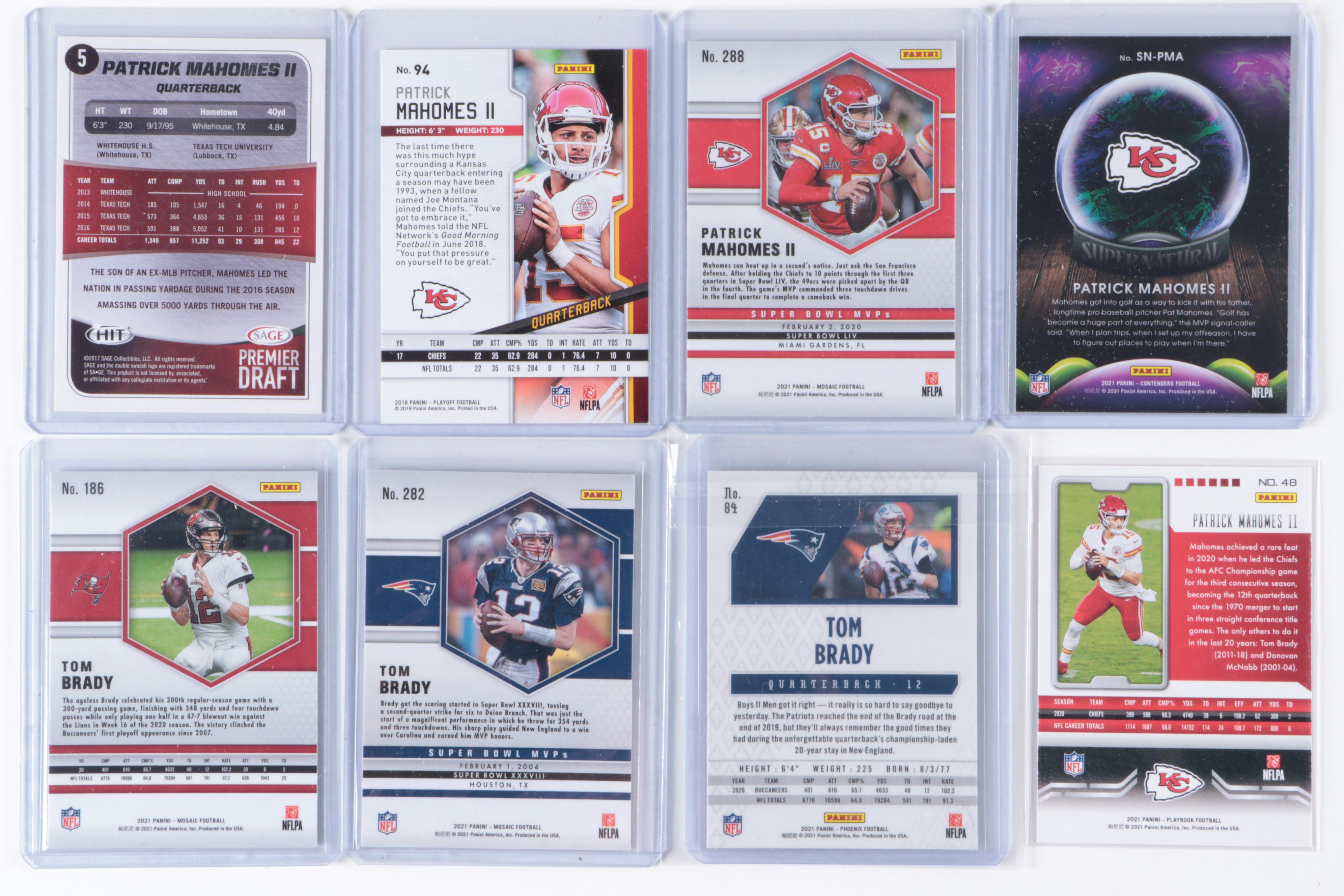 Topps, More Football Cards with Graded, Signed, Brady and More, 1990s–2020s
