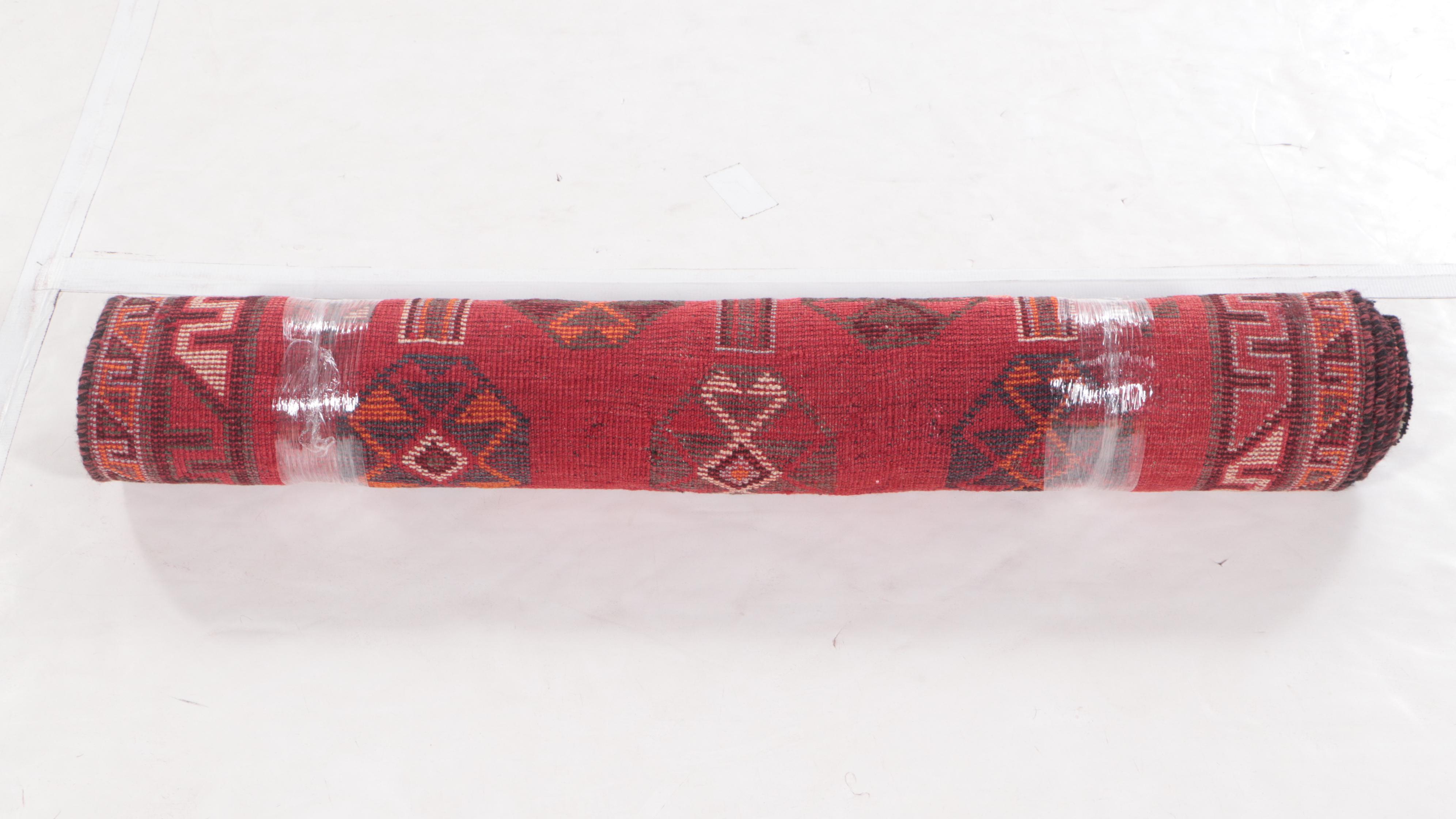 3'11 x 9' Hand-Knotted Persian Yalameh Long Rug