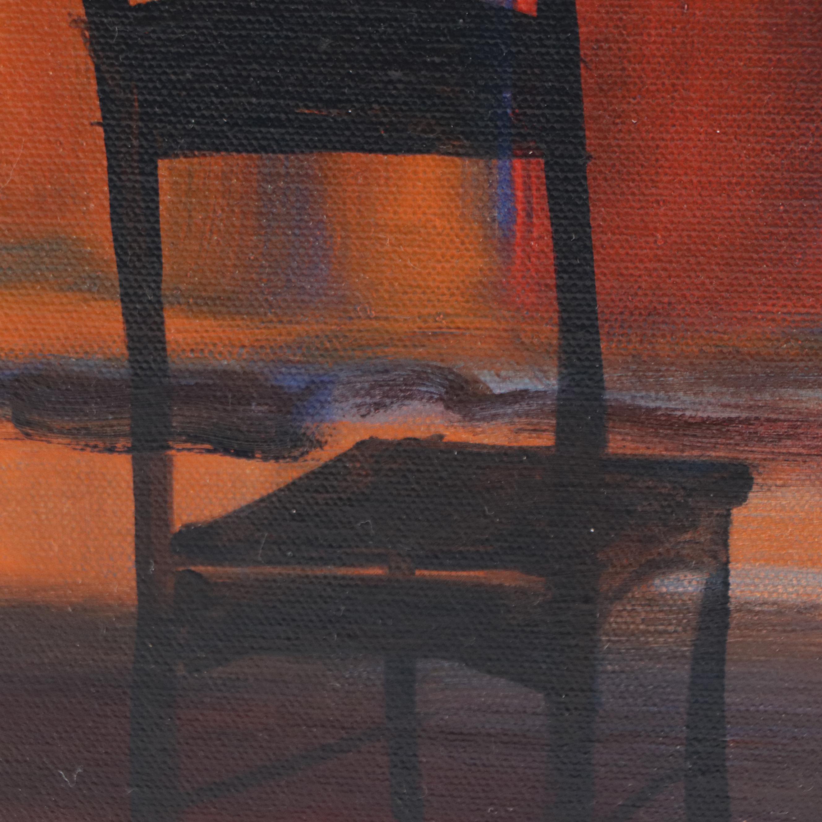 Sharon Sellet Oil Painting of Chair