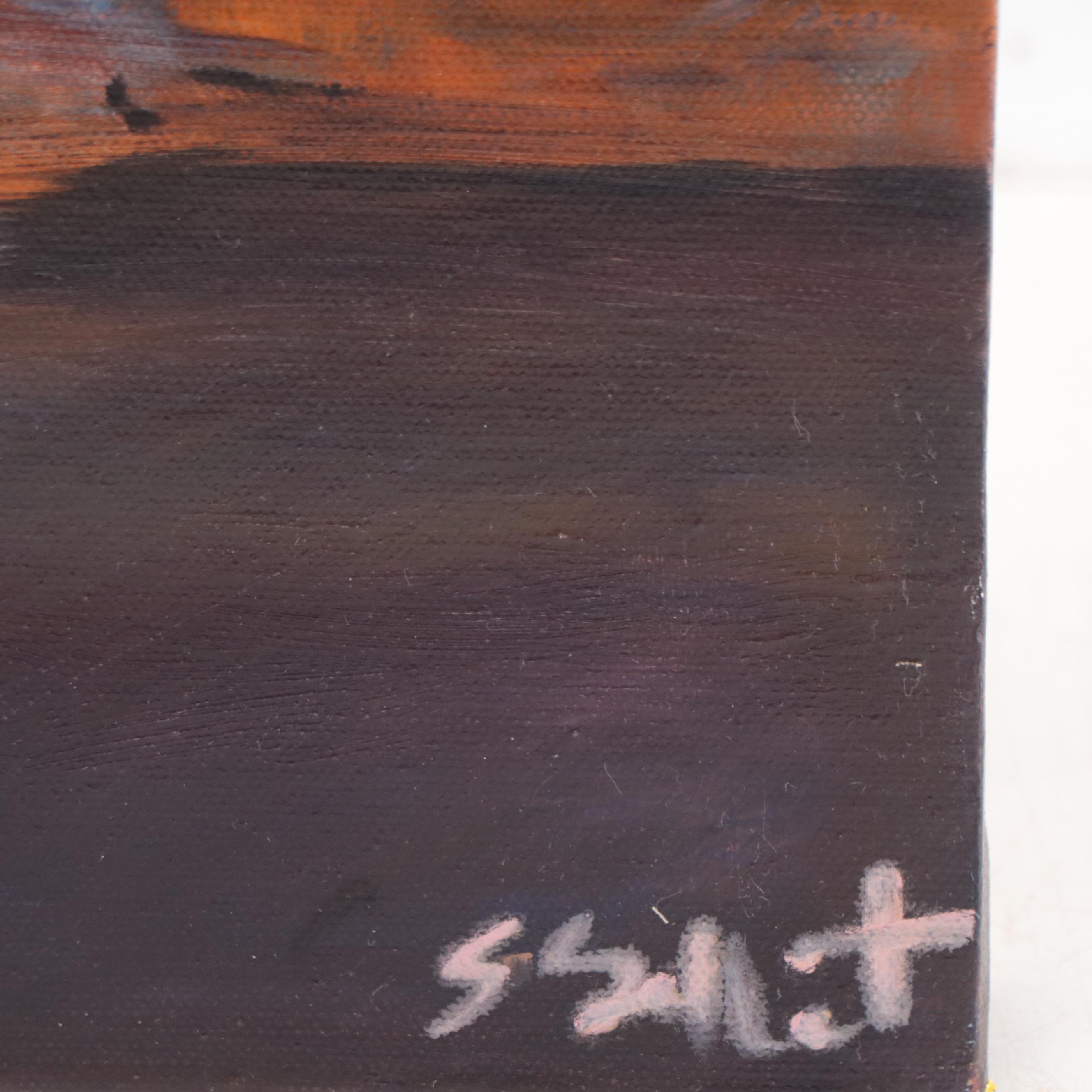 Sharon Sellet Oil Painting of Chair