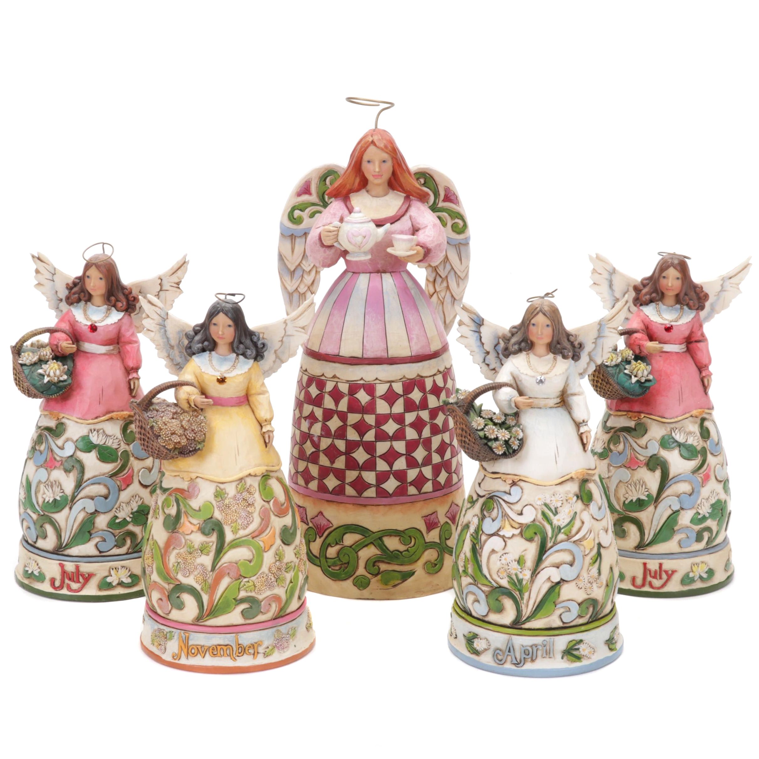 Jim Shore Heartwood Creek Angels Featuring "Giving is it's Own Reward"