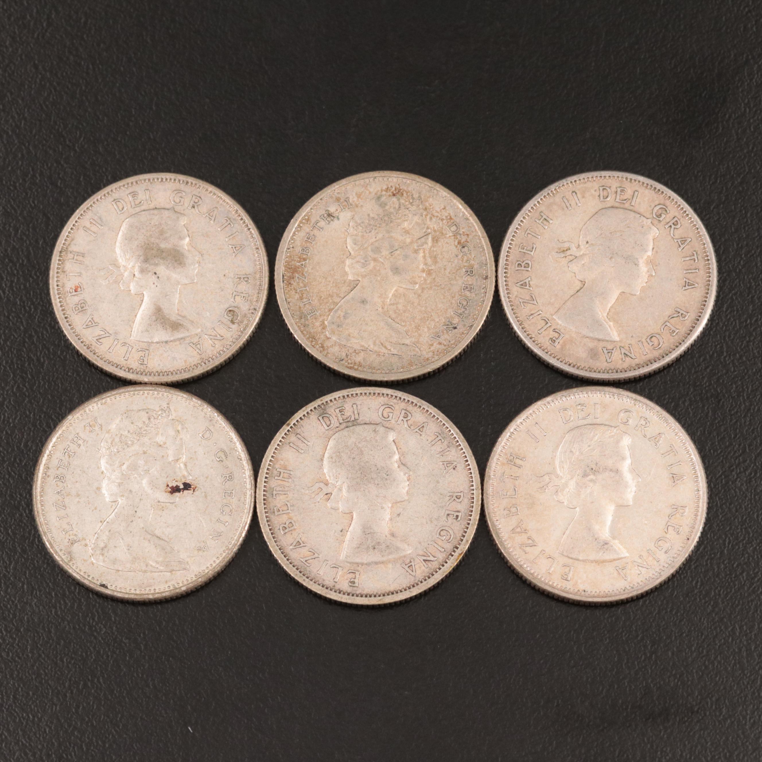 Canadian Silver Dimes and Quarters