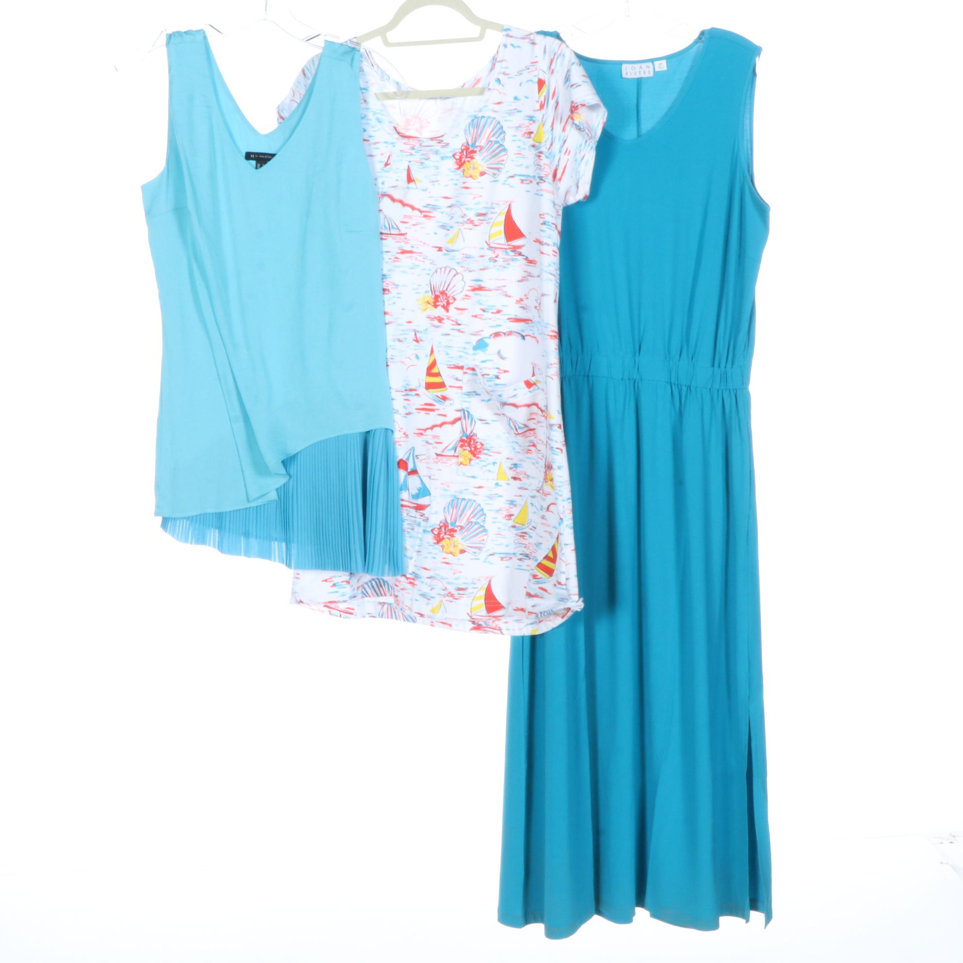 Pure Collection Cashmere Sweaters, H by Halston Top, Joan Rivers Dress and More