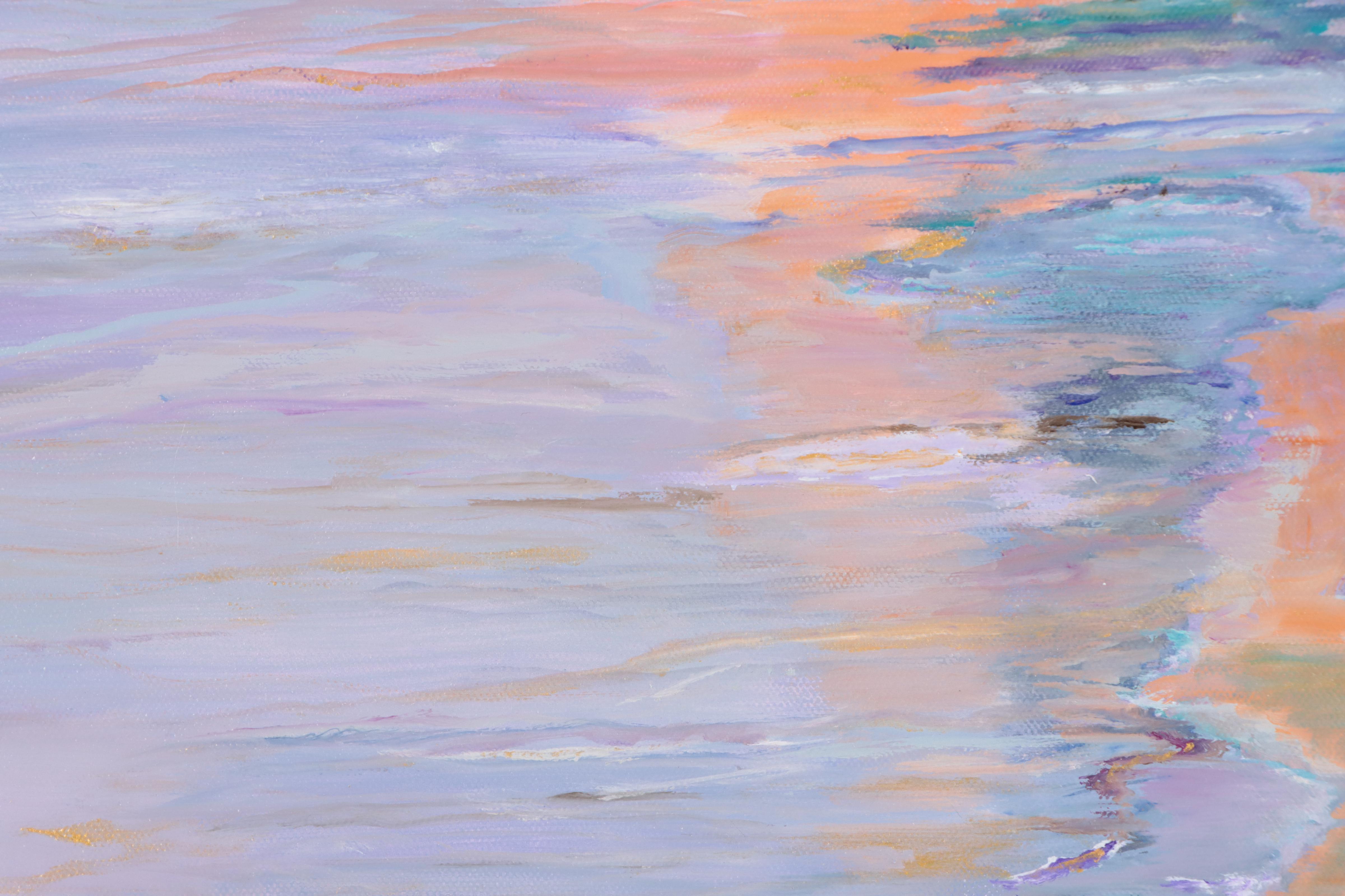 C. Gilpin Oil Painting "Florida Gulf Coast Sunset," 2023