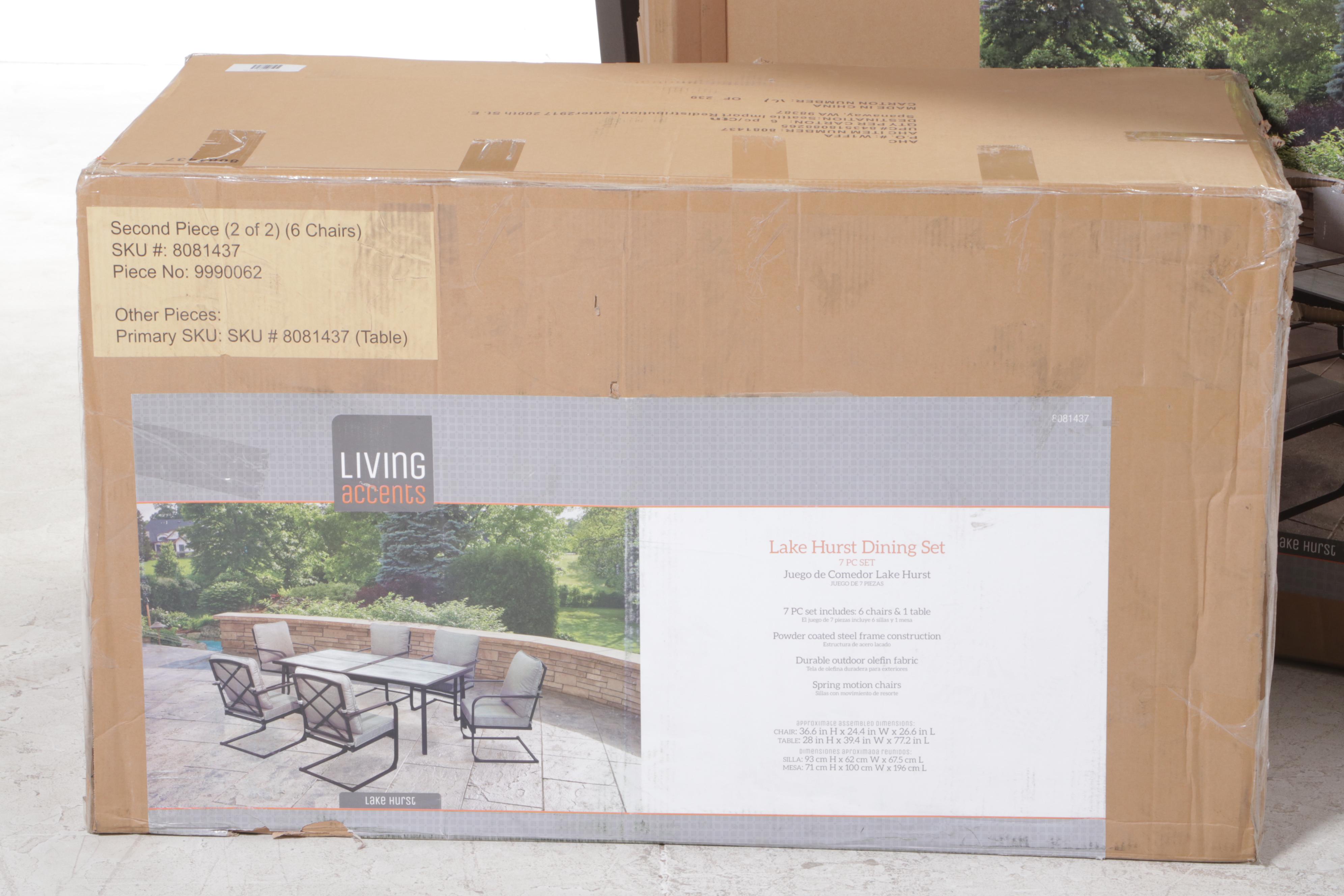 Living Accents Lakehurst Seven-Piece Patio Dining Set