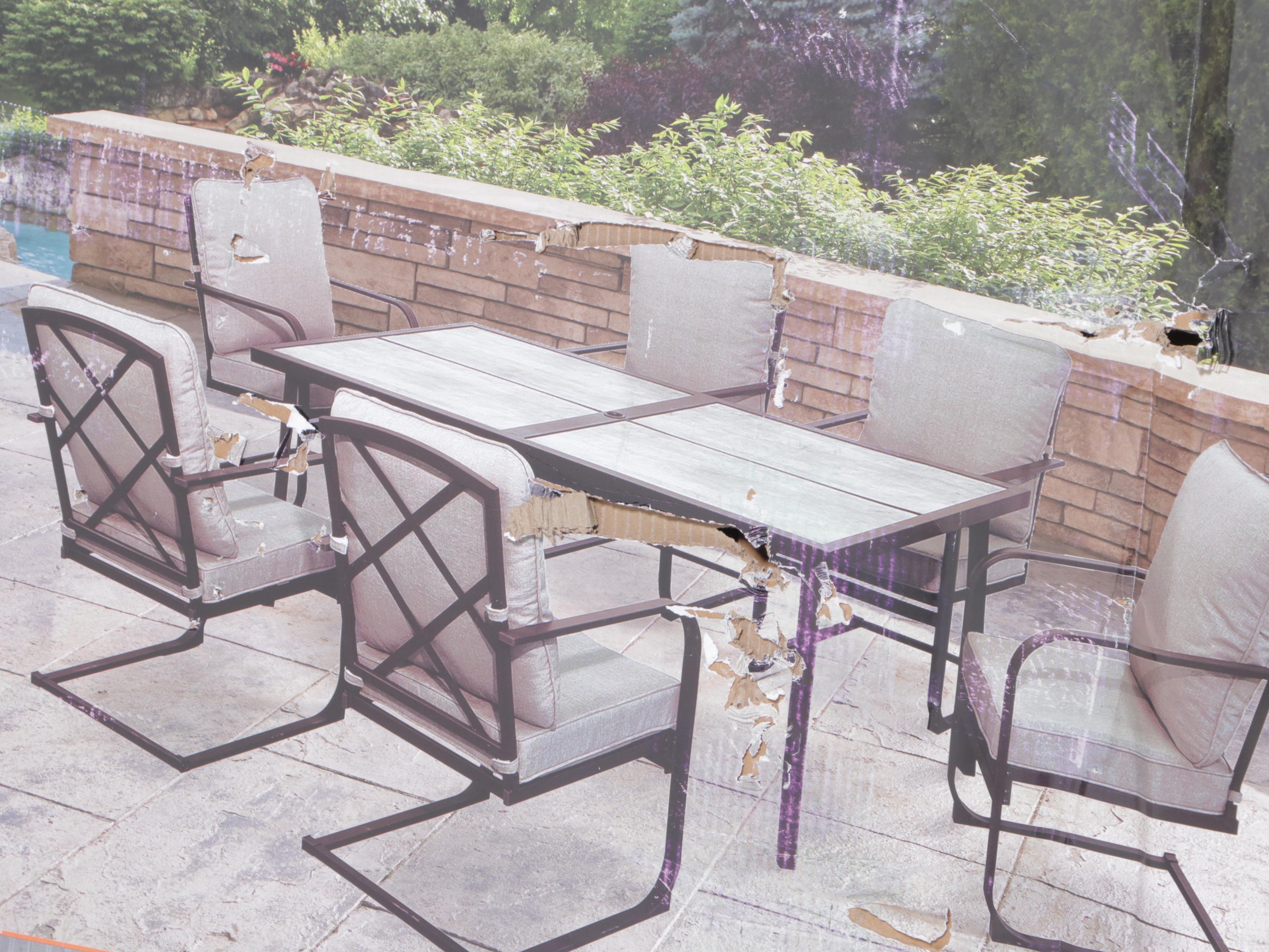 Living Accents Lakehurst Seven-Piece Patio Dining Set