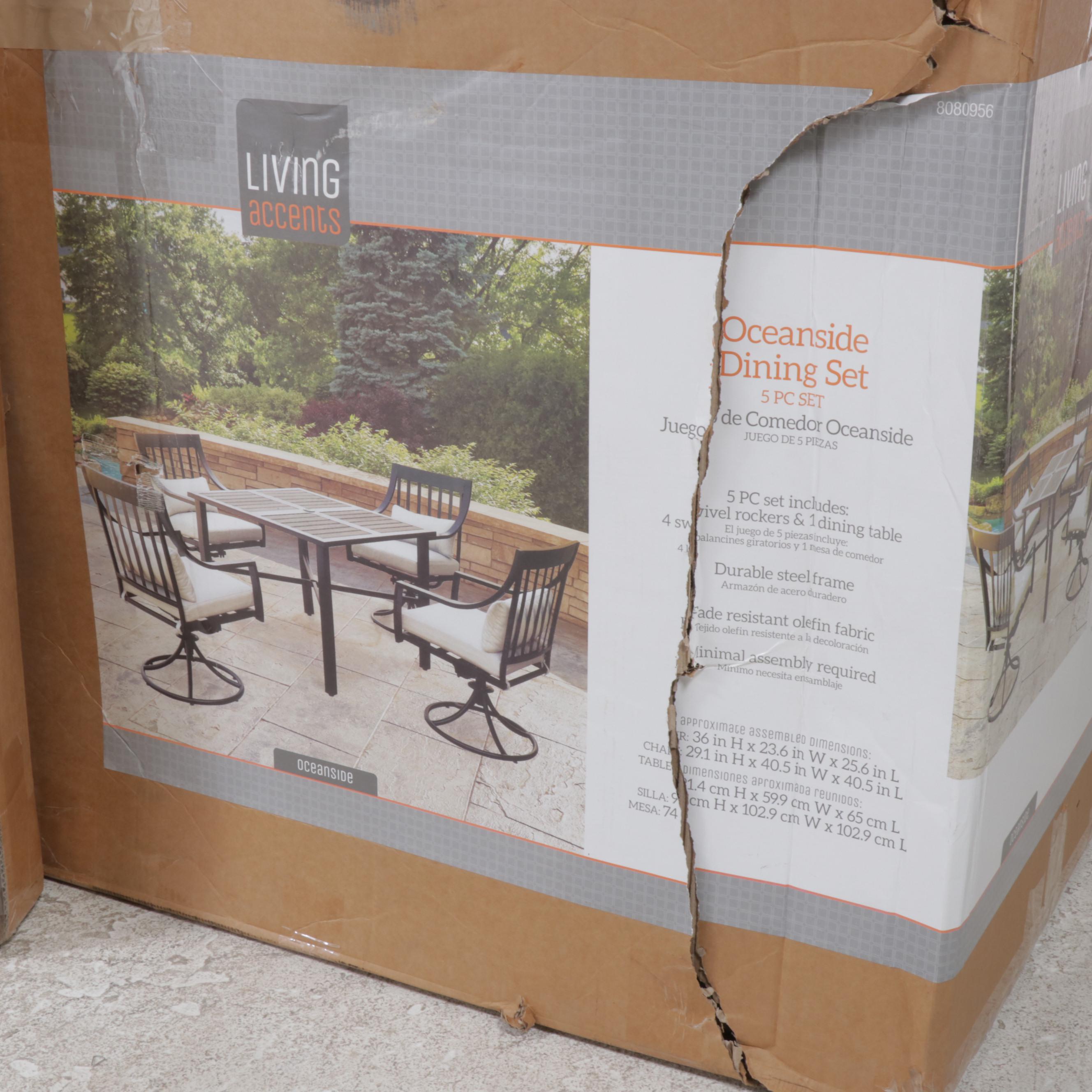 Living Accents Oceanside Five-Piece Patio Dining Set