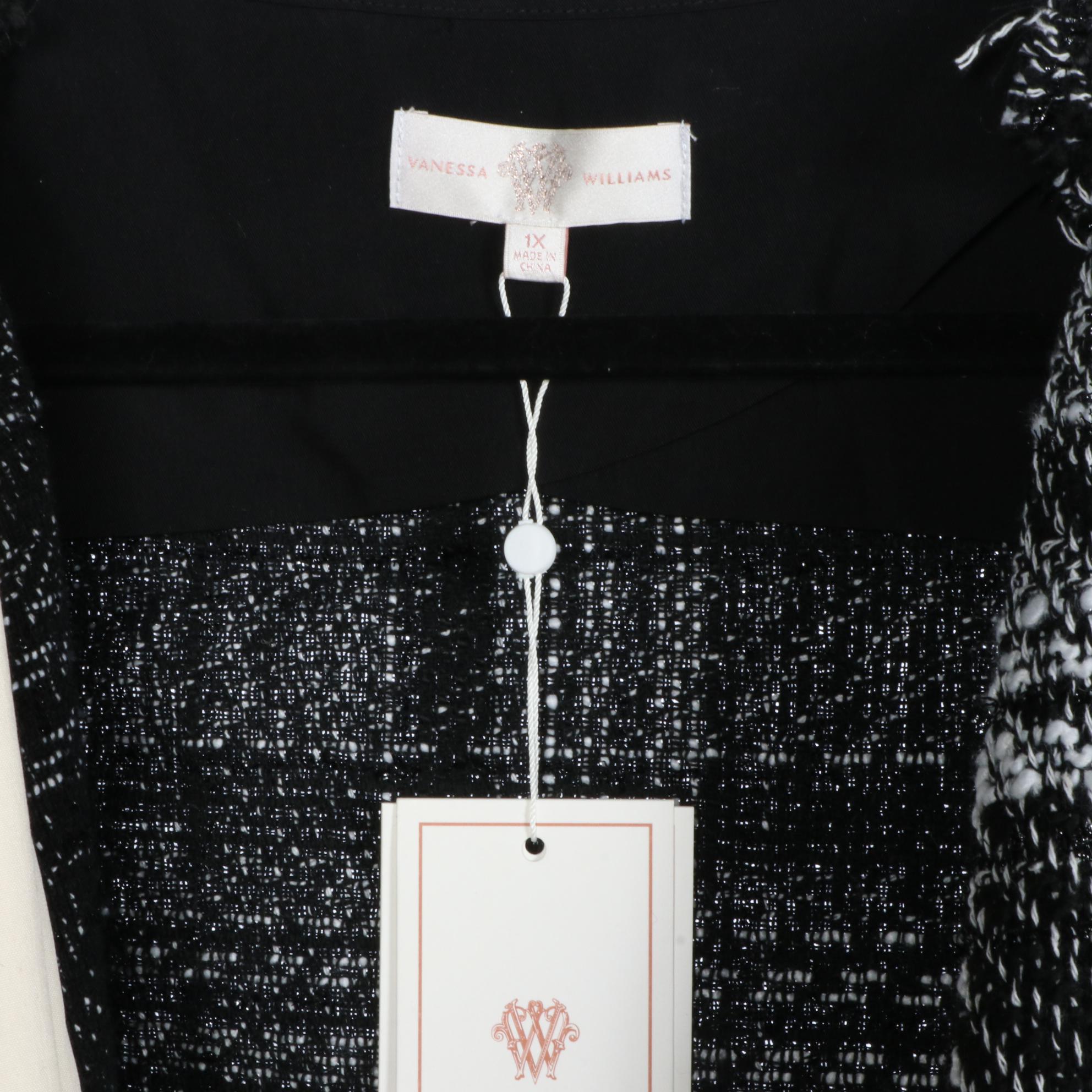 Donna Karan Embroidered Crop Jacket, Vanessa Williams Tweed Jacket and More