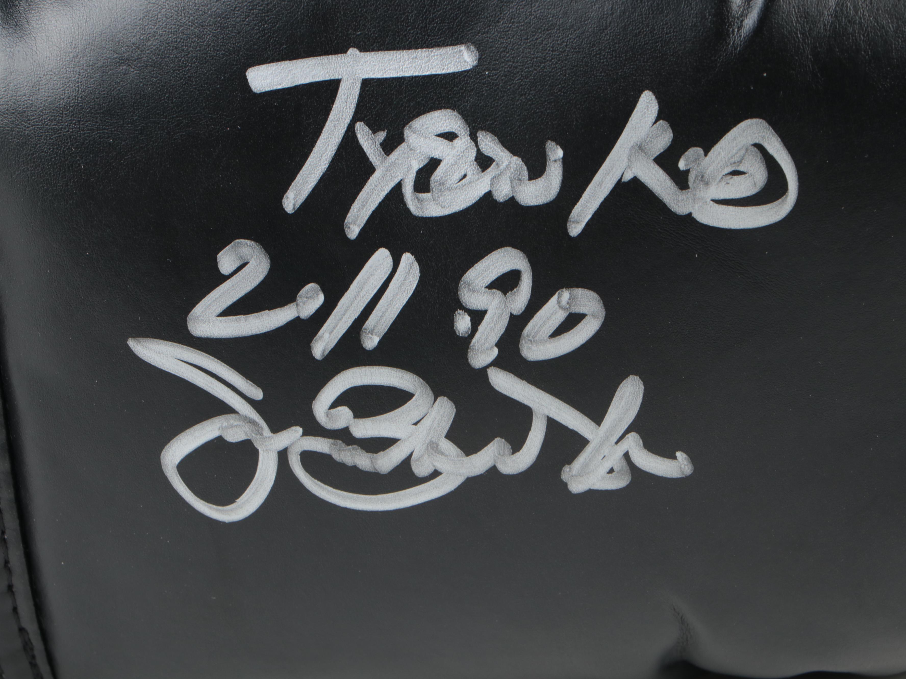 James "Buster" Douglas Signed "Tyson K.O." Everlast Boxing Glove