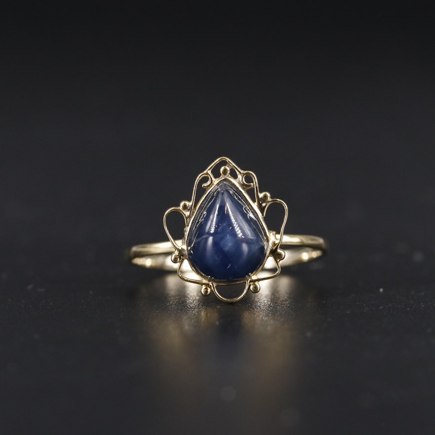 14K Sapphire Ring