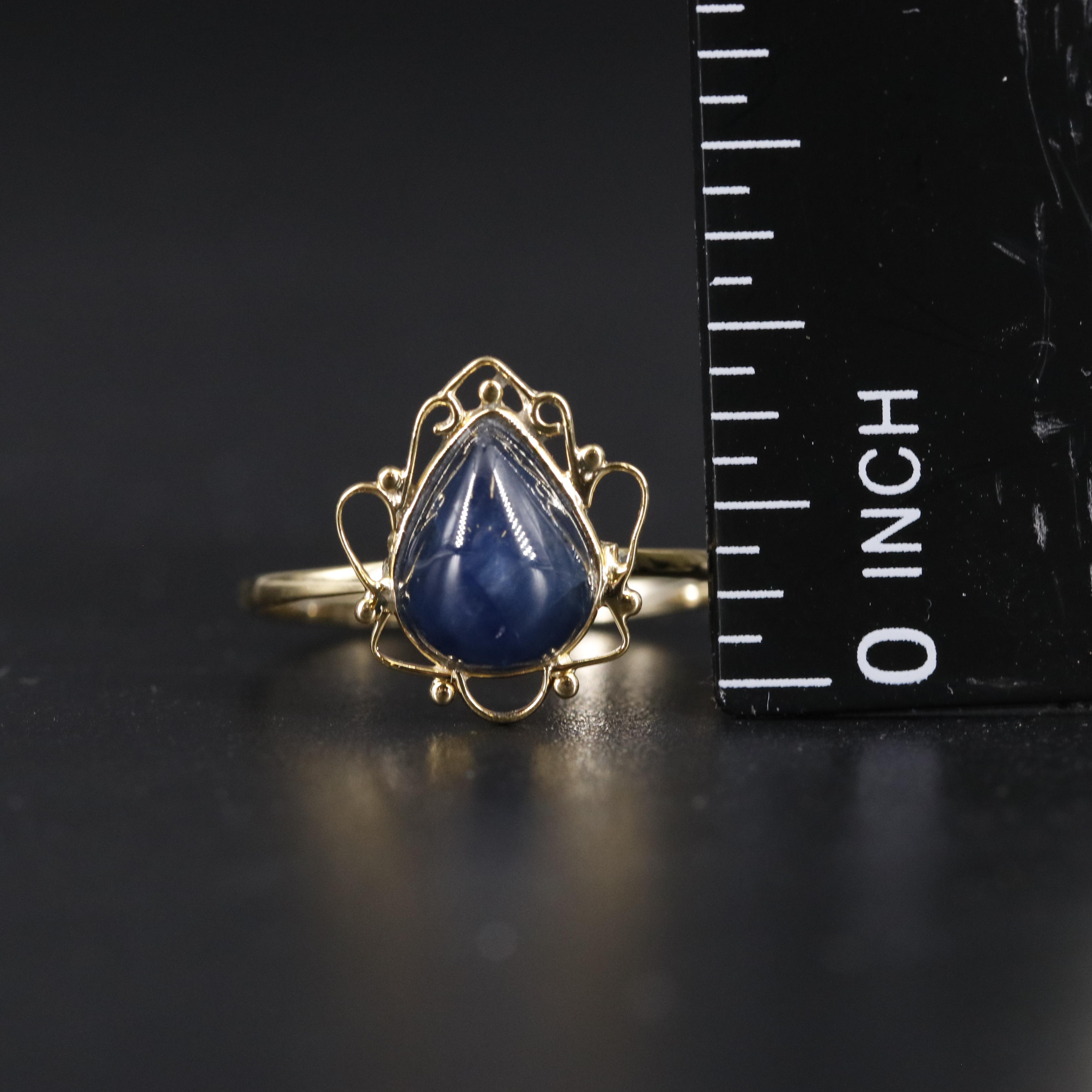 14K Sapphire Ring