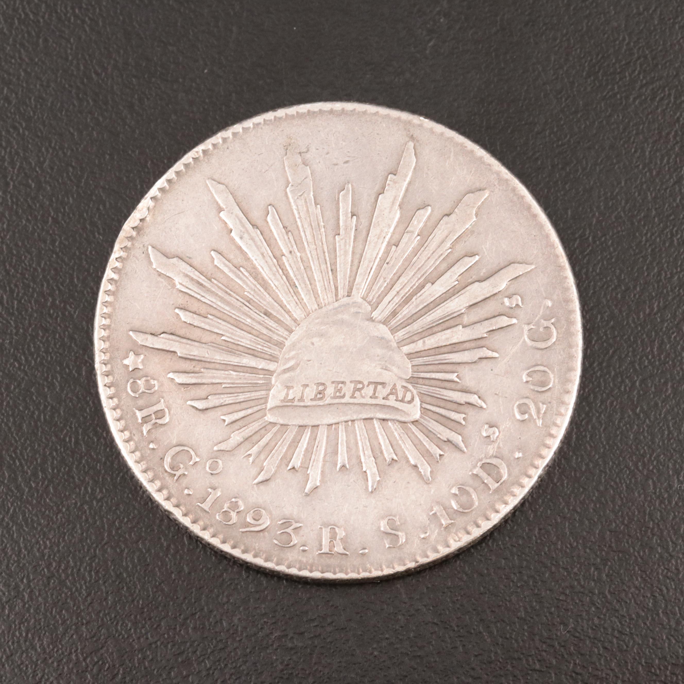 1893-Go-RS Mexico 8 Reales