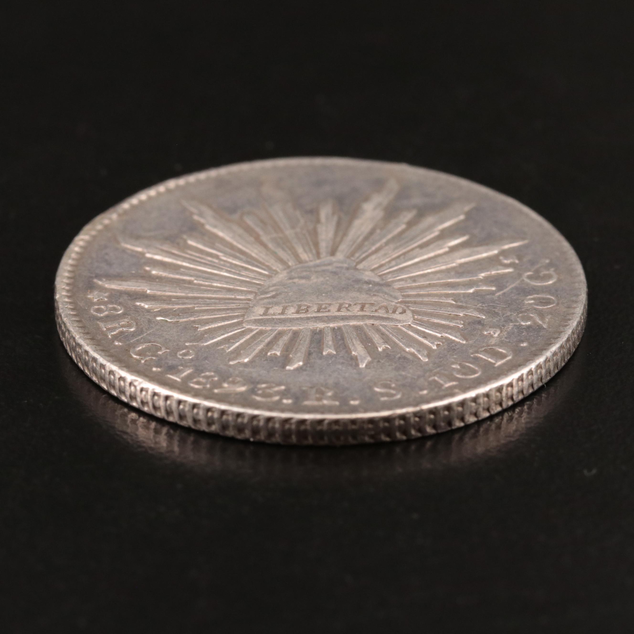 1893-Go-RS Mexico 8 Reales