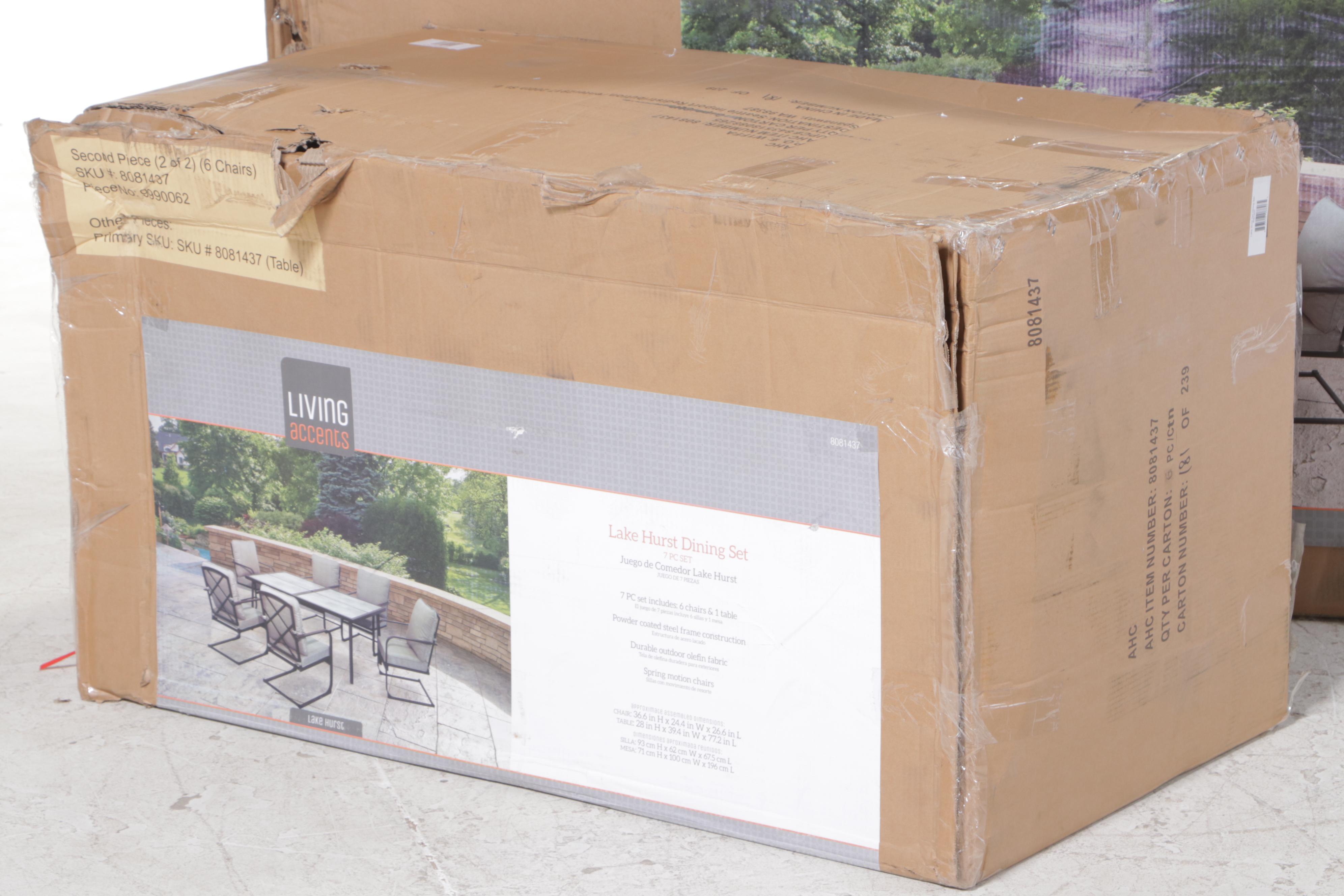 Living Accents Lakehurst Seven-Piece Patio Dining Set