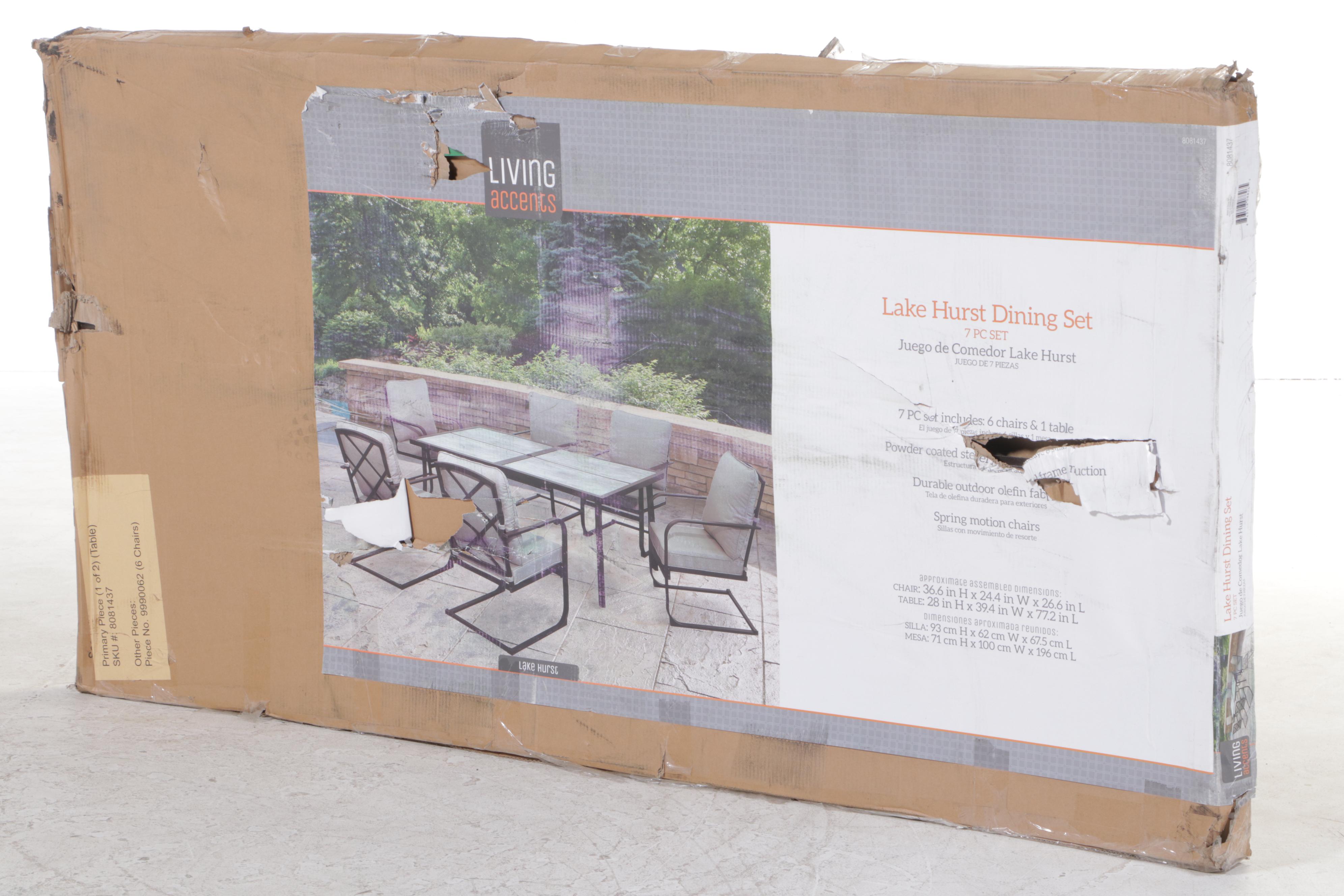 Living Accents Lakehurst Seven-Piece Patio Dining Set