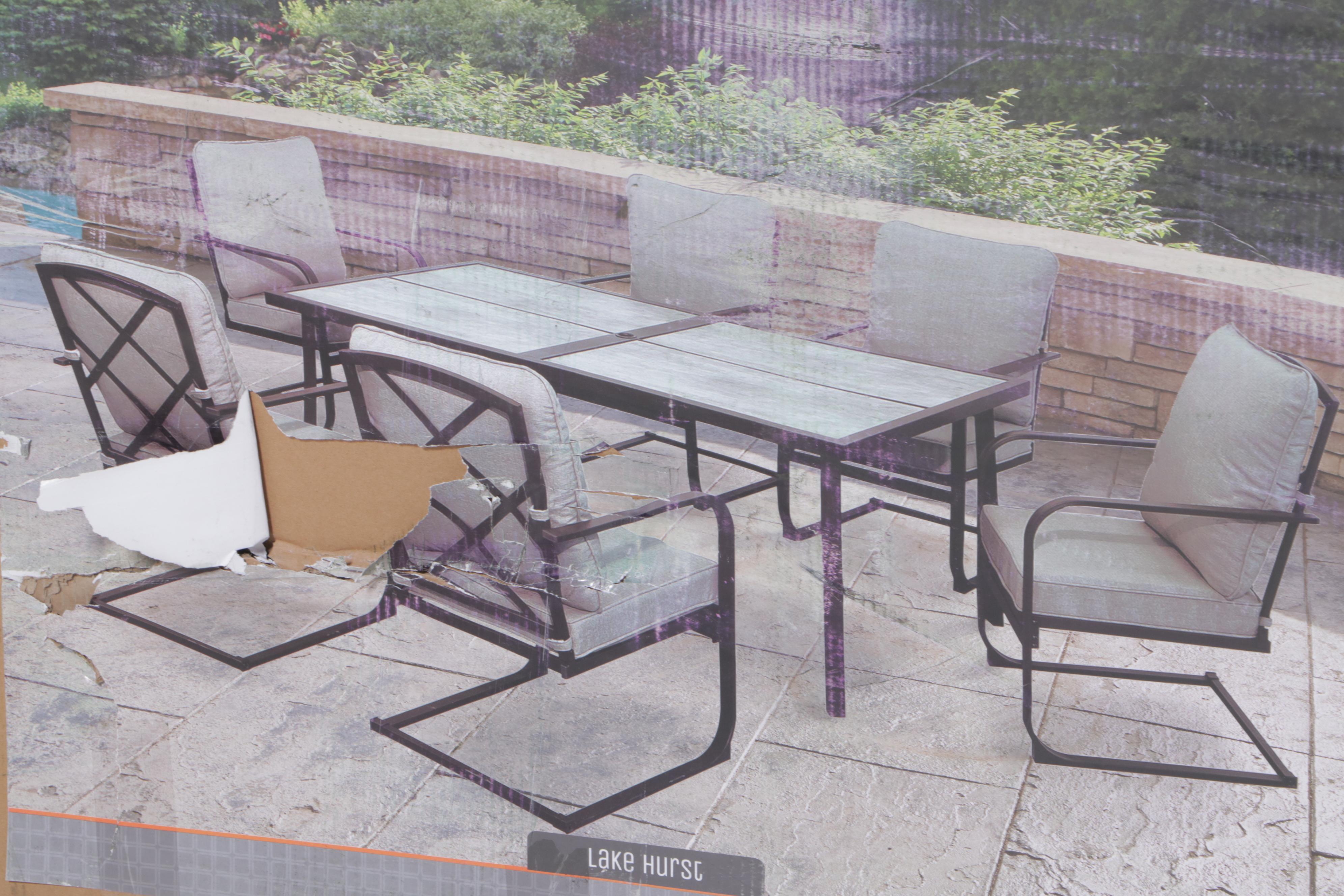 Living Accents Lakehurst Seven-Piece Patio Dining Set