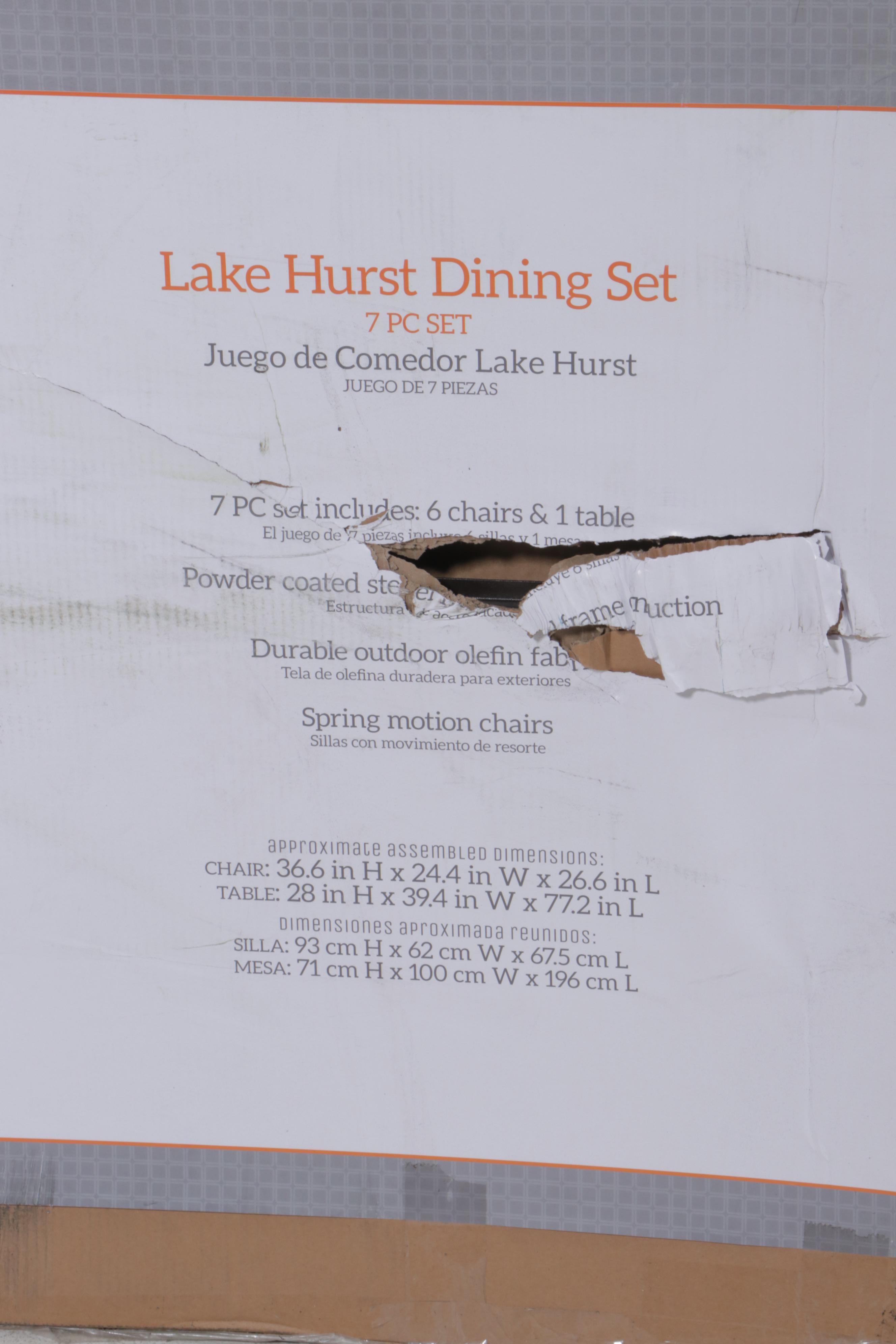 Living Accents Lakehurst Seven-Piece Patio Dining Set