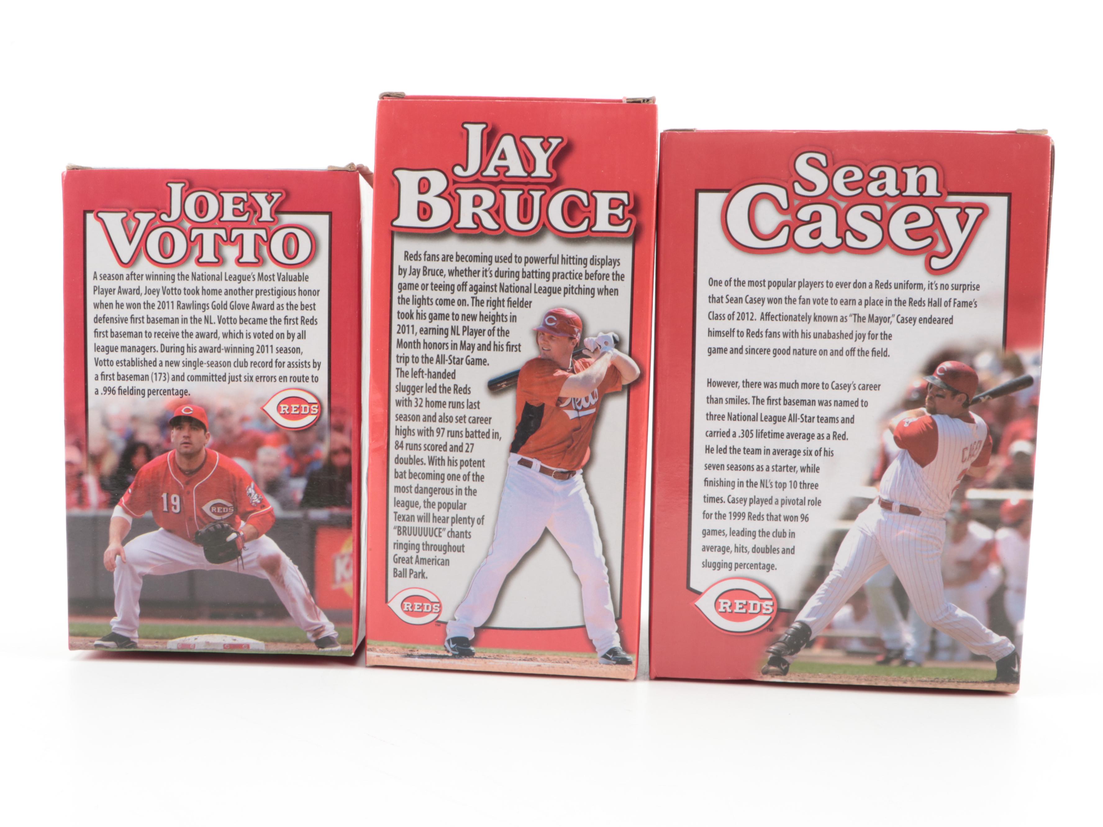 Larkin, Casey, More Reds Bobbleheads with Rolen Gold Glove Award Replica
