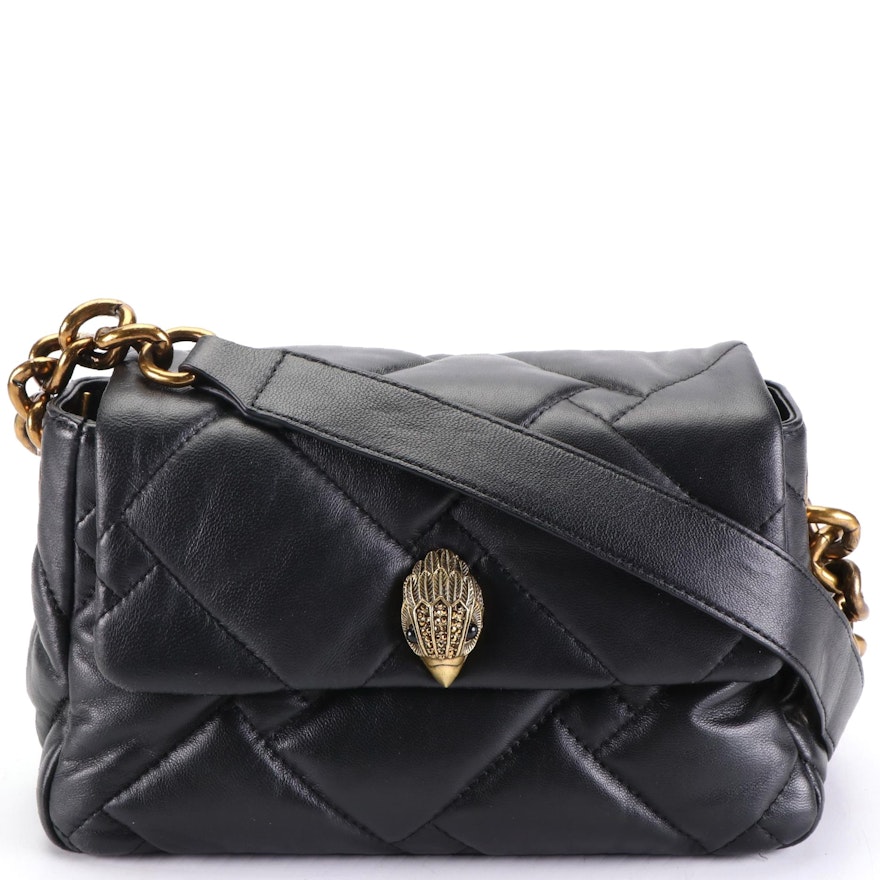 Kurt Geiger Kensington Shoulder Bag in Quilted Leather