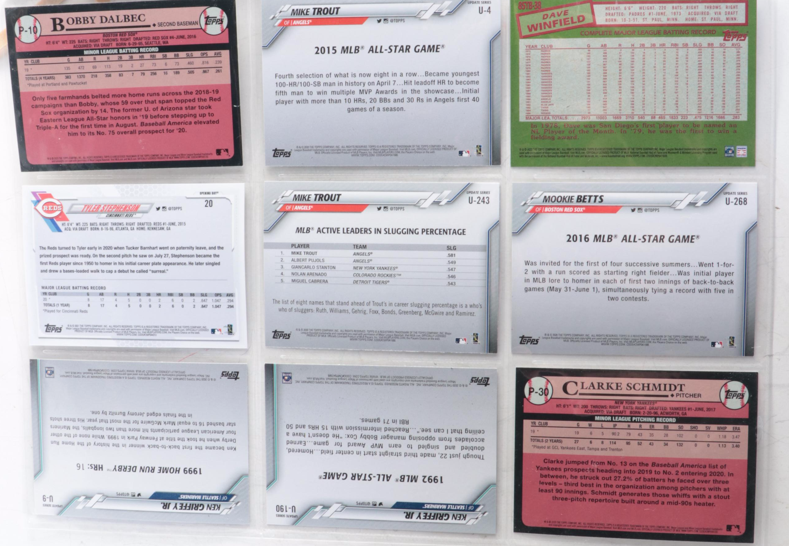 Topps, More Baseball Cards with Graded Bichette and Other Rookies, 1970s–2020s