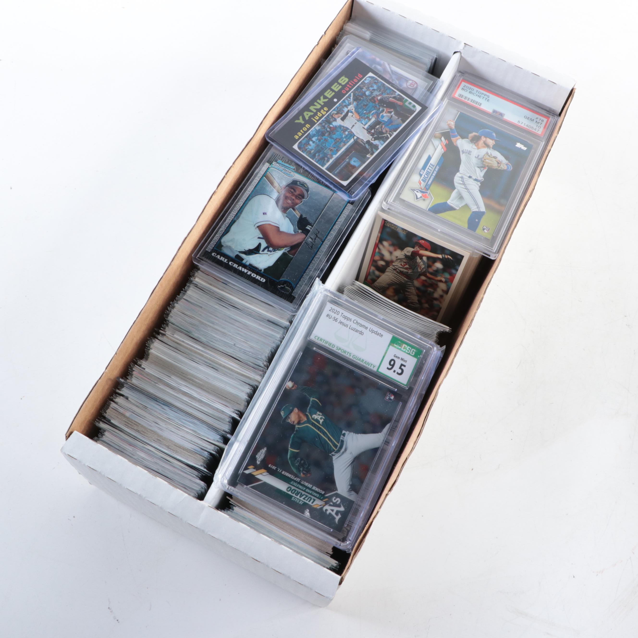 Topps, More Baseball Cards with Graded Bichette and Other Rookies, 1970s–2020s