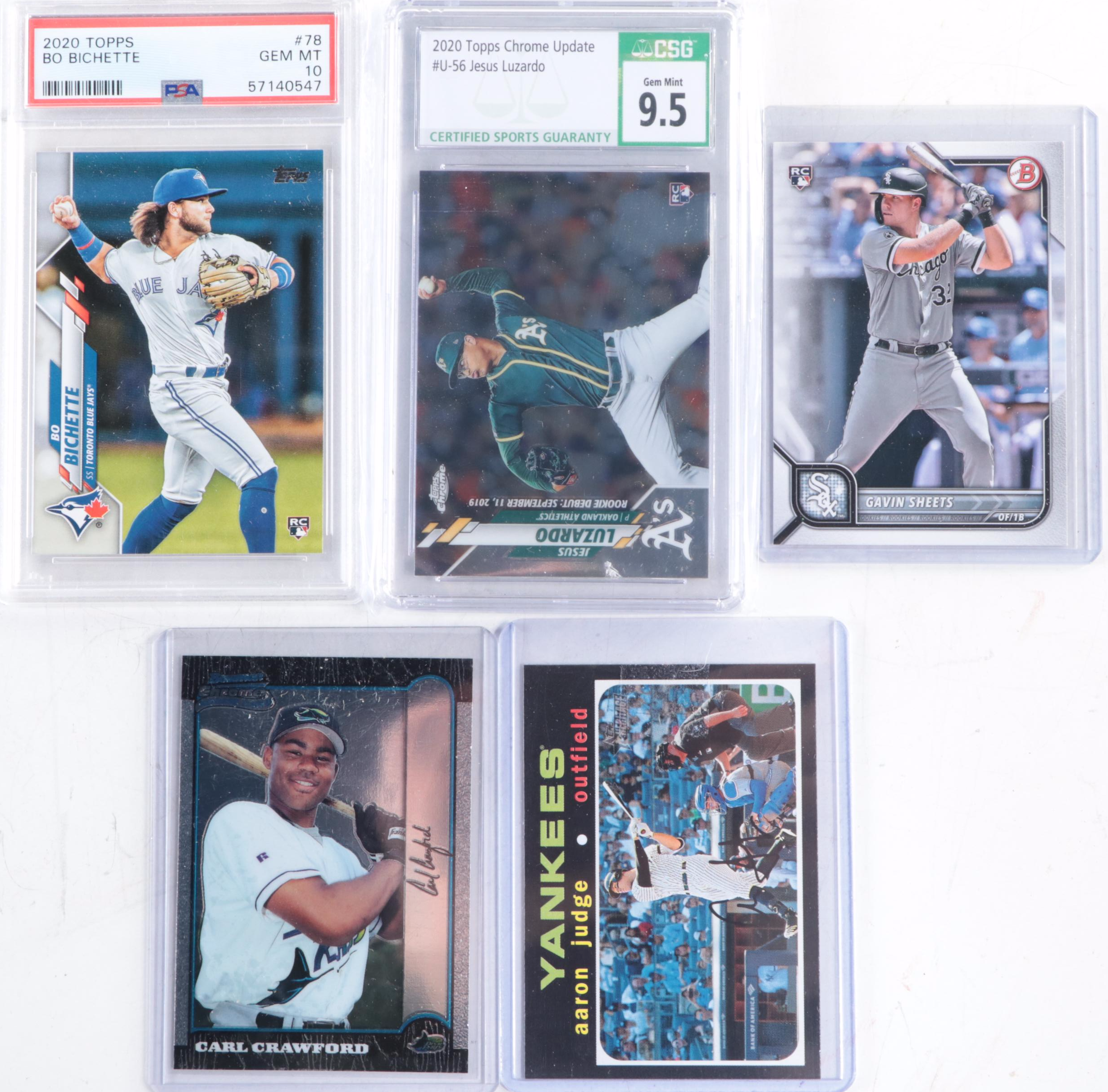 Topps, More Baseball Cards with Graded Bichette and Other Rookies, 1970s–2020s