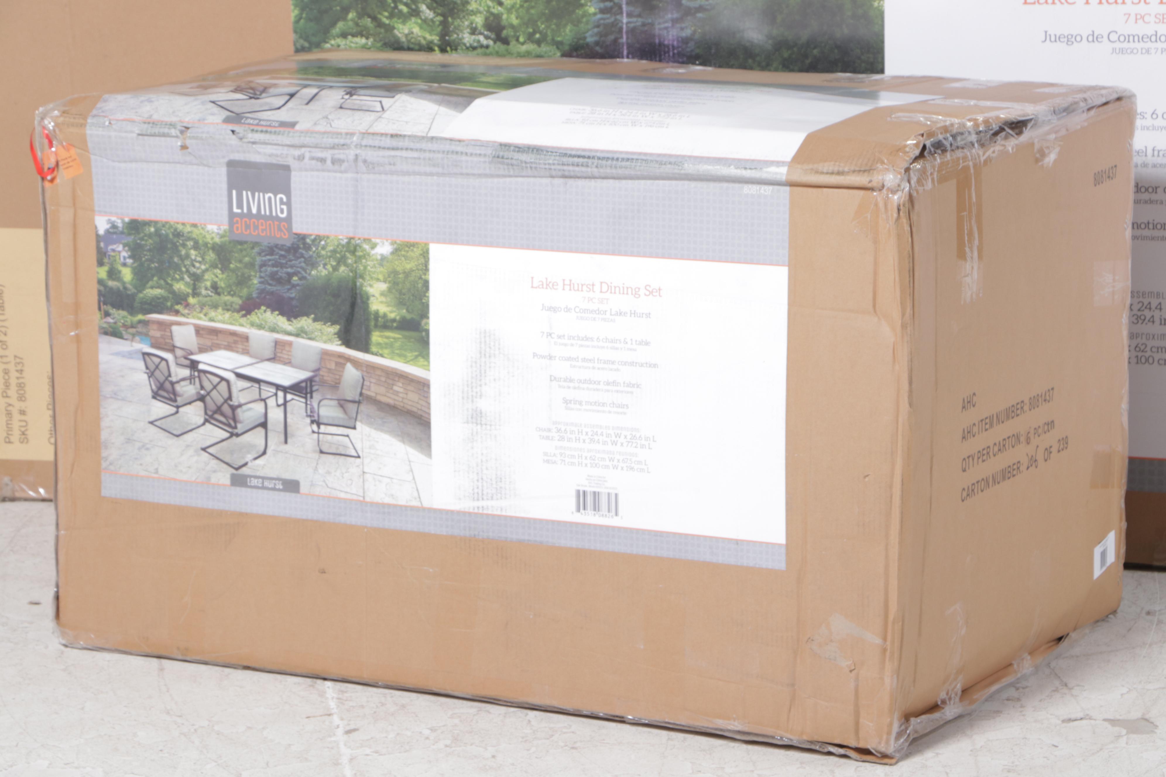 Living Accents Lakehurst Seven-Piece Patio Dining Set