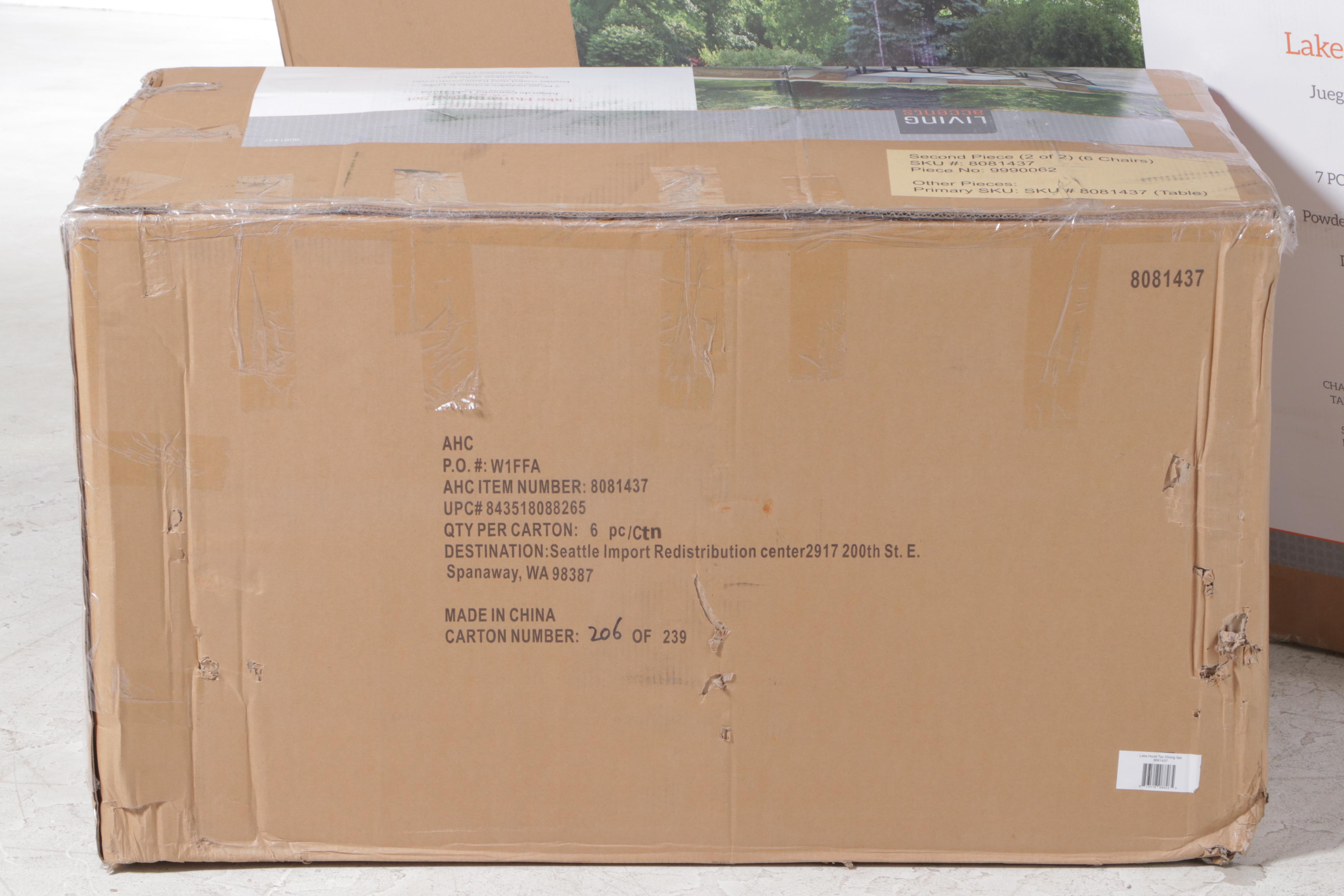 Living Accents Lakehurst Seven-Piece Patio Dining Set