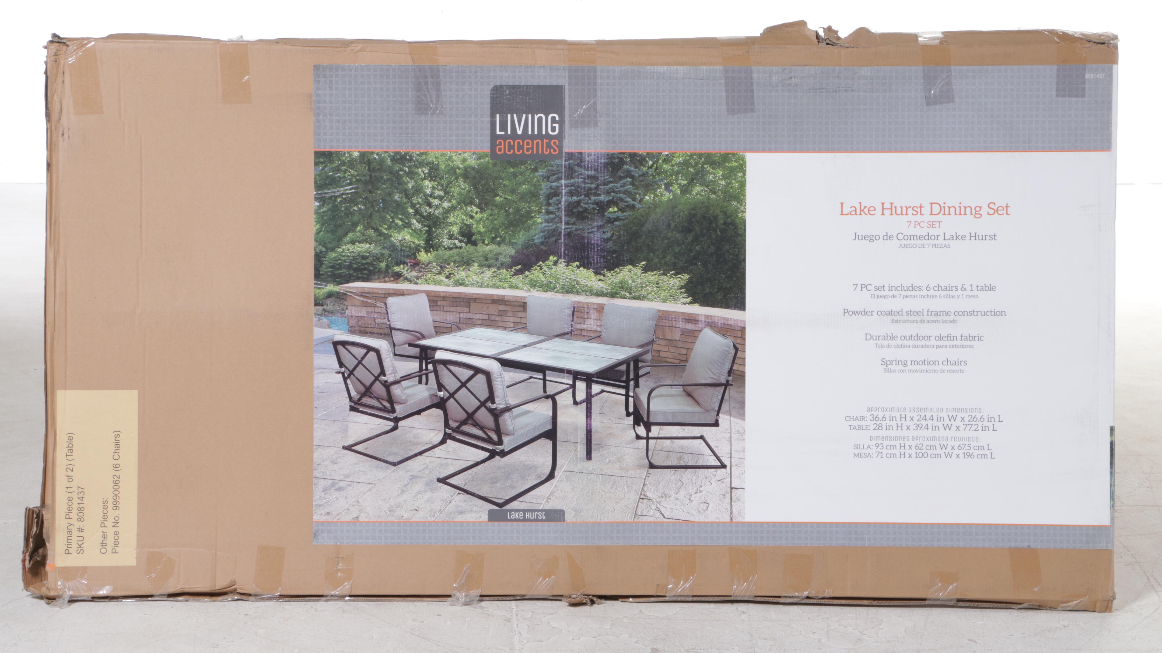 Living Accents Lakehurst Seven-Piece Patio Dining Set