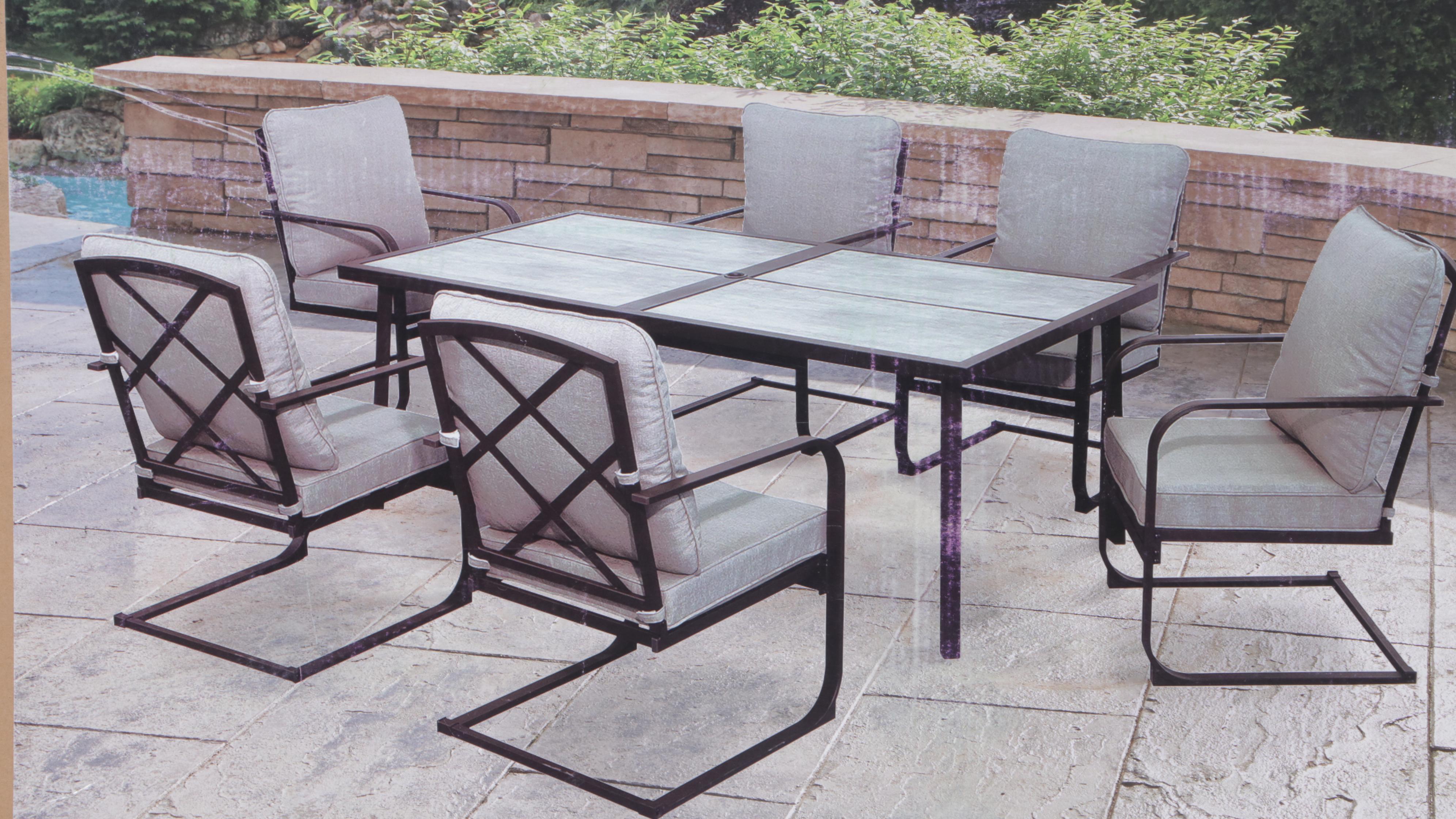 Living Accents Lakehurst Seven-Piece Patio Dining Set